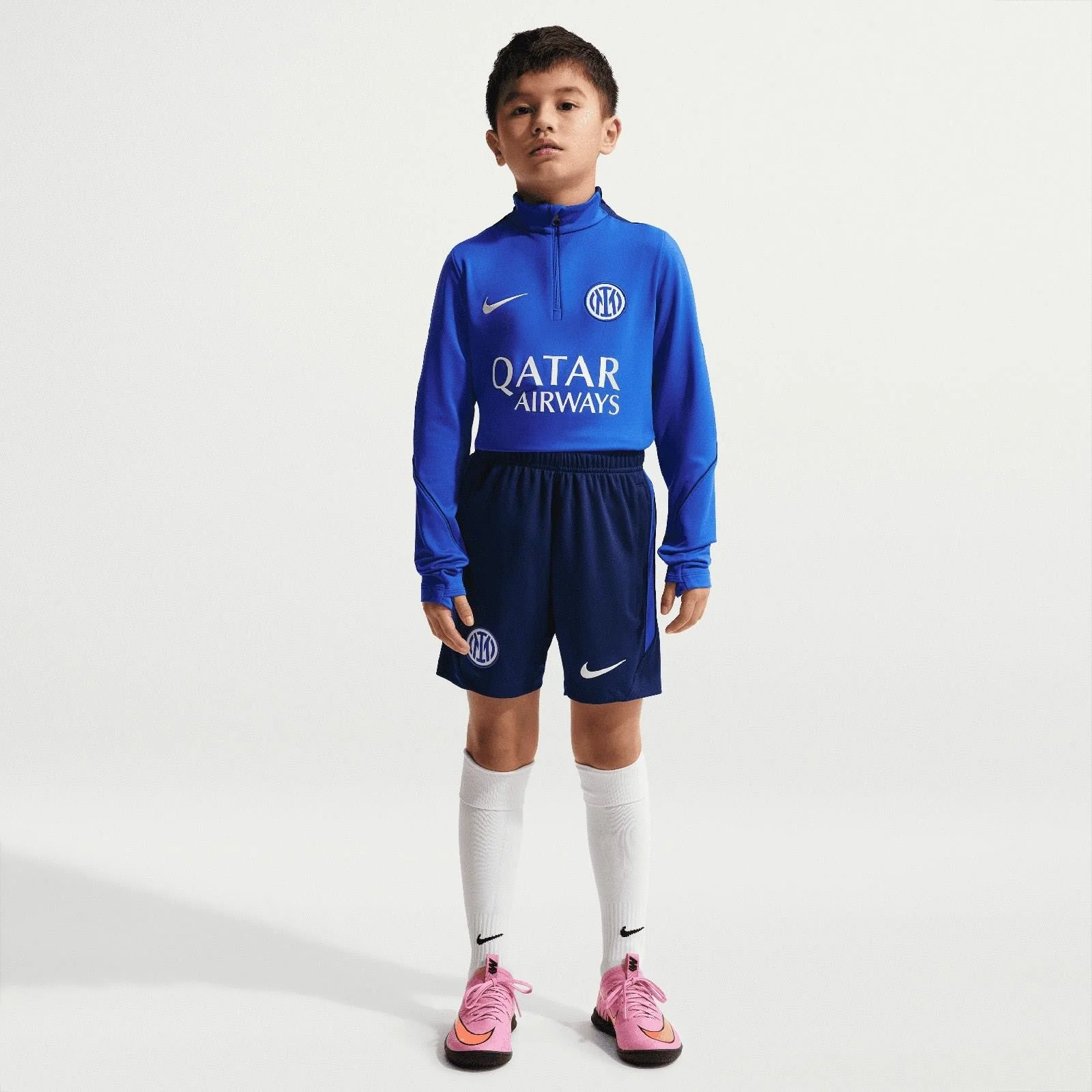 Nike Inter Milan Strike Kids Dri-FIT Soccer Knit Drill Top - Image 6