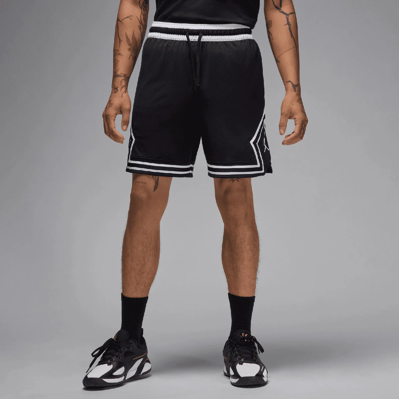 Jordan Sport Mens Dri-FIT Mesh Diamond Shorts - Image 5