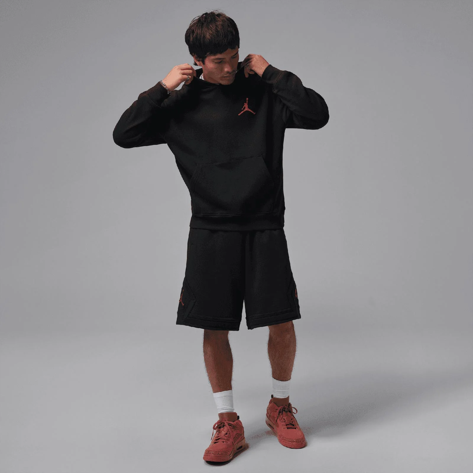 Jordan Jumpman Mens Fleece Pullover Hoodie - Image 6