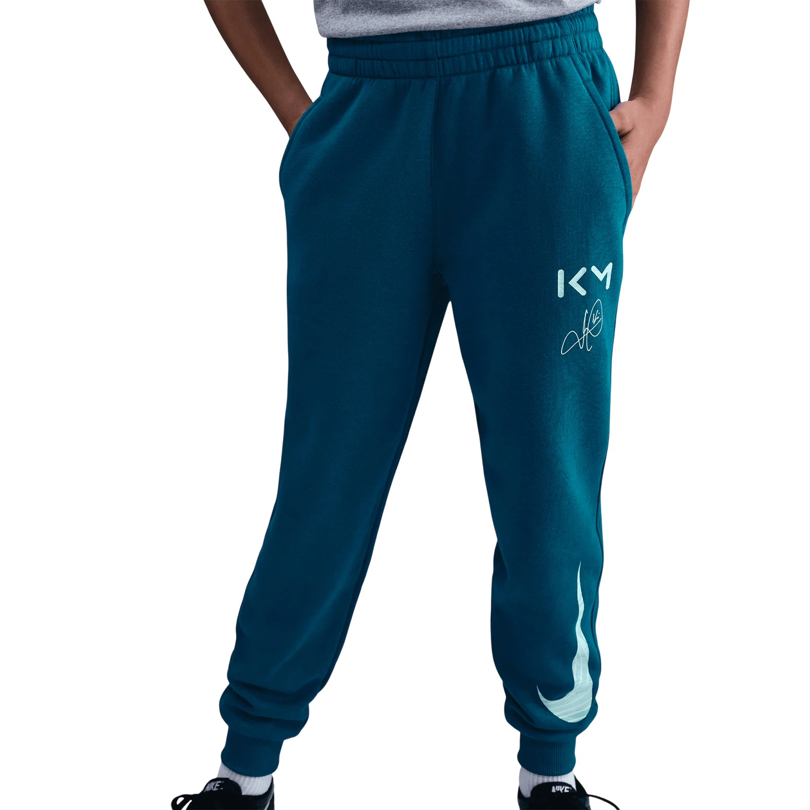 Nike Kylian Mbappé Club Fleece Kids Soccer Joggers - Image 2