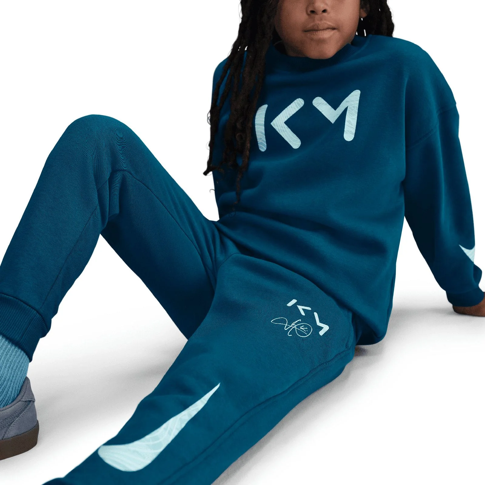 Nike Kylian Mbappé Club Fleece Kids Soccer Joggers - Image 5