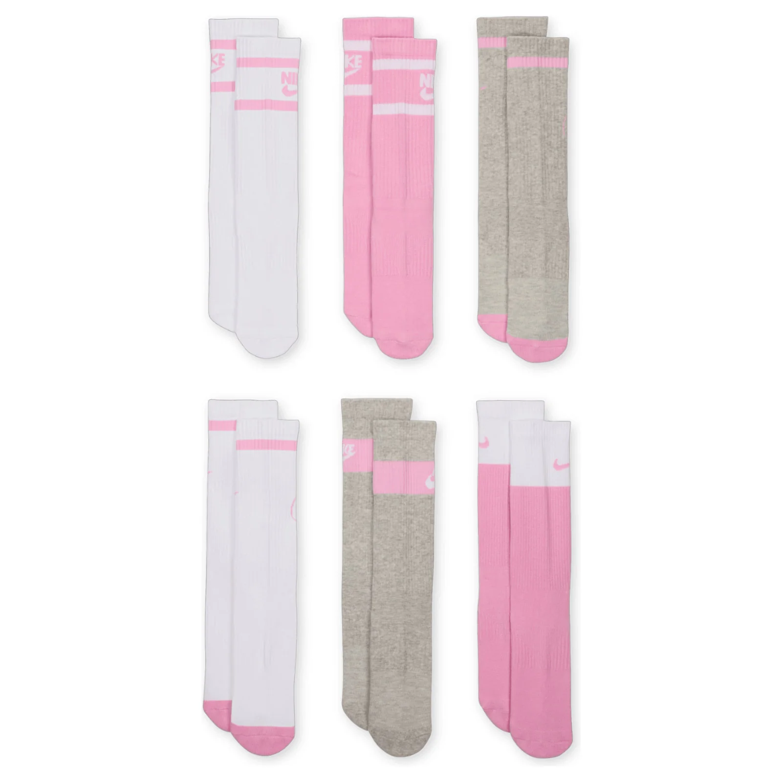 Nike Everyday Kids Cushioned Crew Socks (6 Pairs) - Image 3