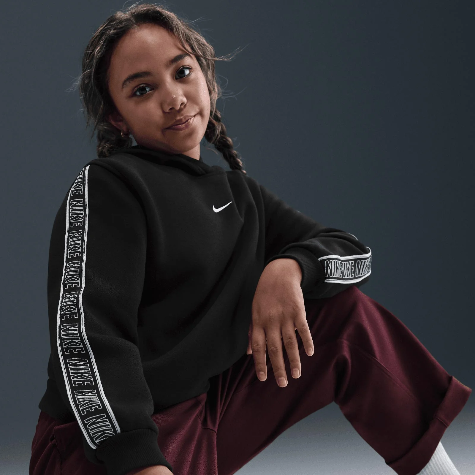 Nike Sportswear Club Fleece Kids Pullover Hoodie - Image 4