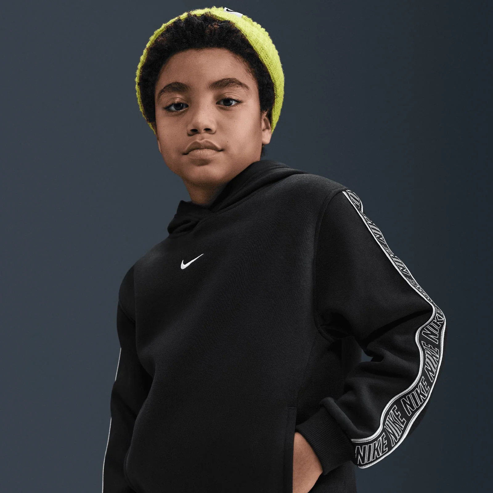 Nike Sportswear Club Fleece Kids Pullover Hoodie - Image 5