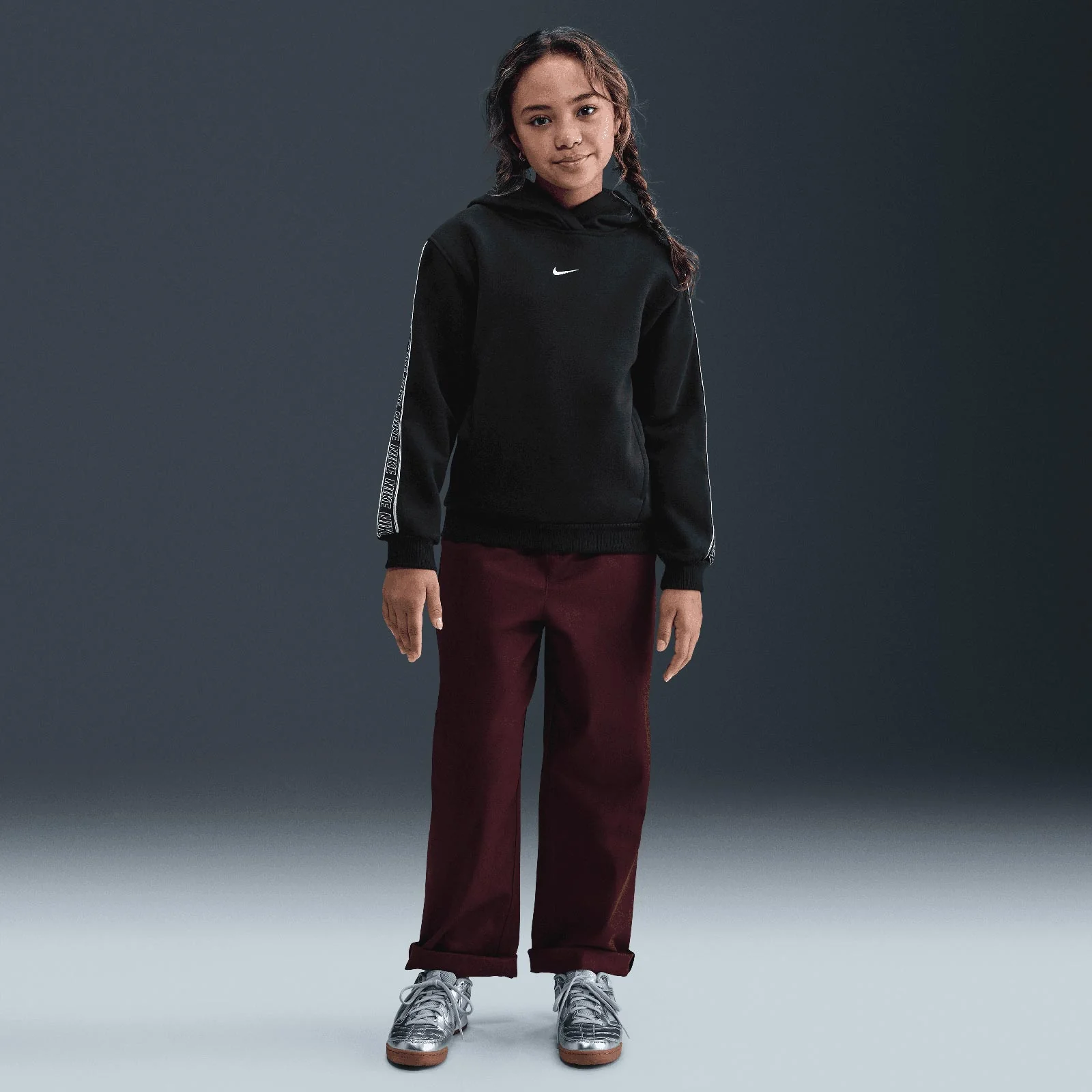 Nike Sportswear Club Fleece Kids Pullover Hoodie - Image 8