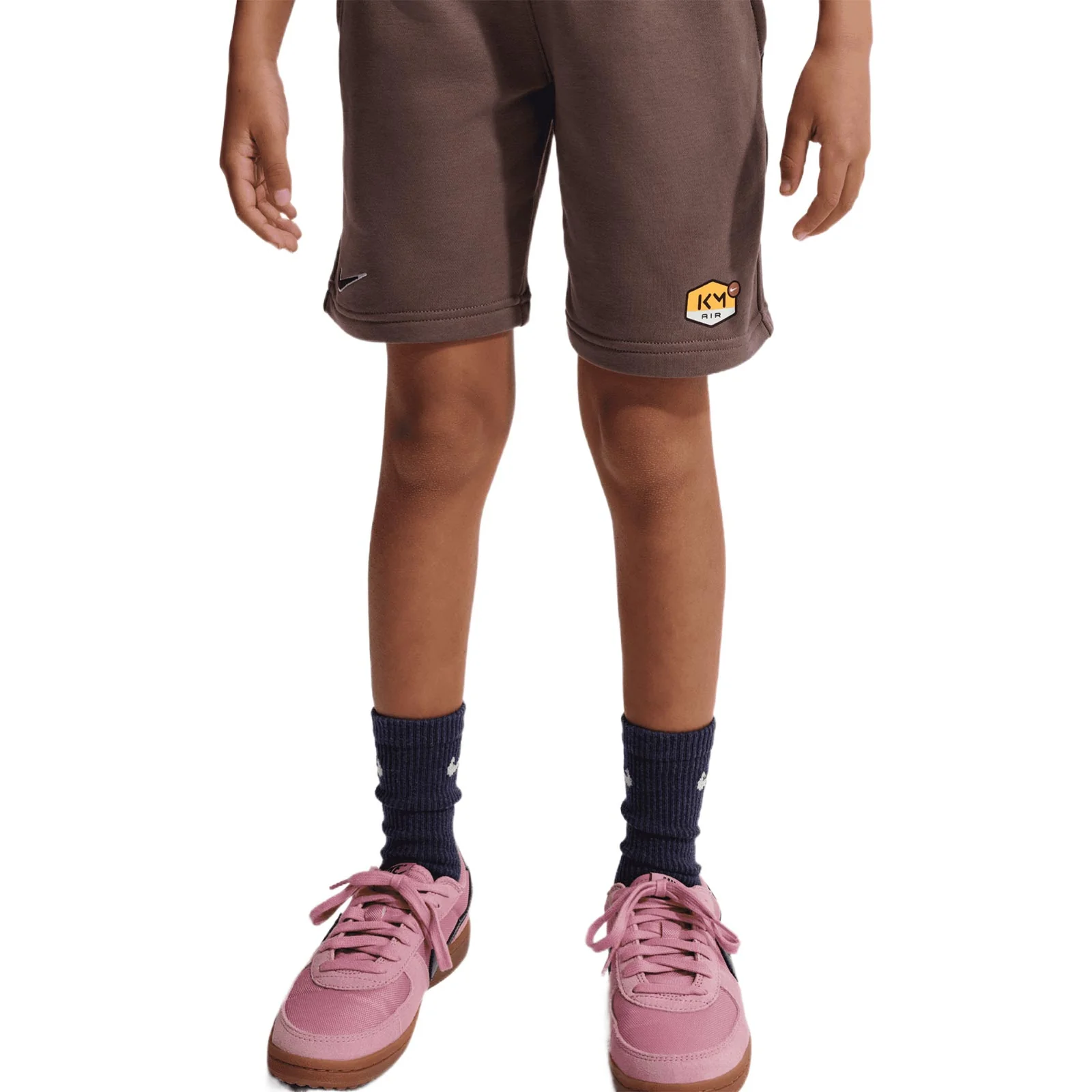 Nike Kylian Mbappé Club Fleece Kids Soccer Shorts - Image 3