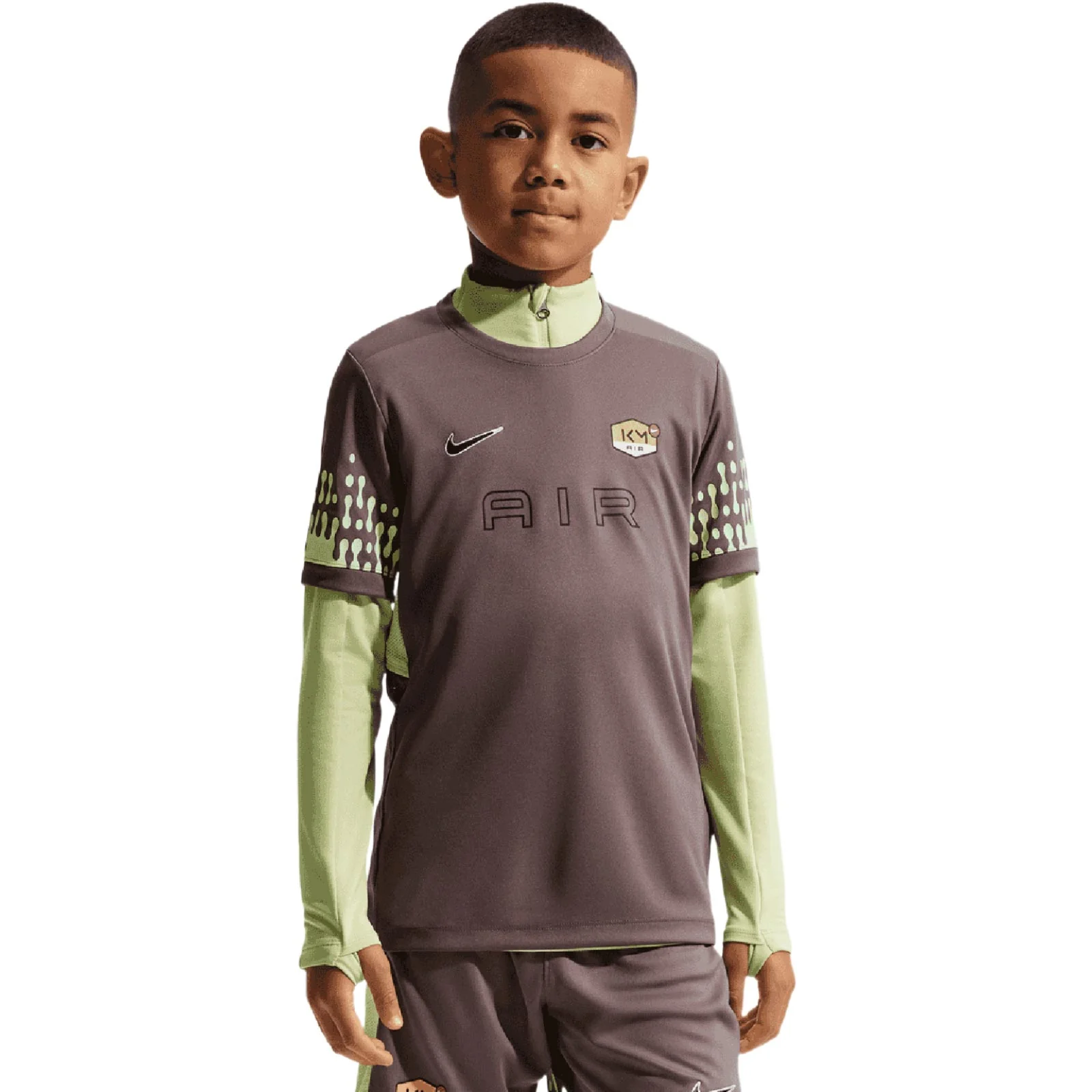 Nike Kylian Mbappé Academy Kids Dri-FIT Short-Sleeve Soccer Top