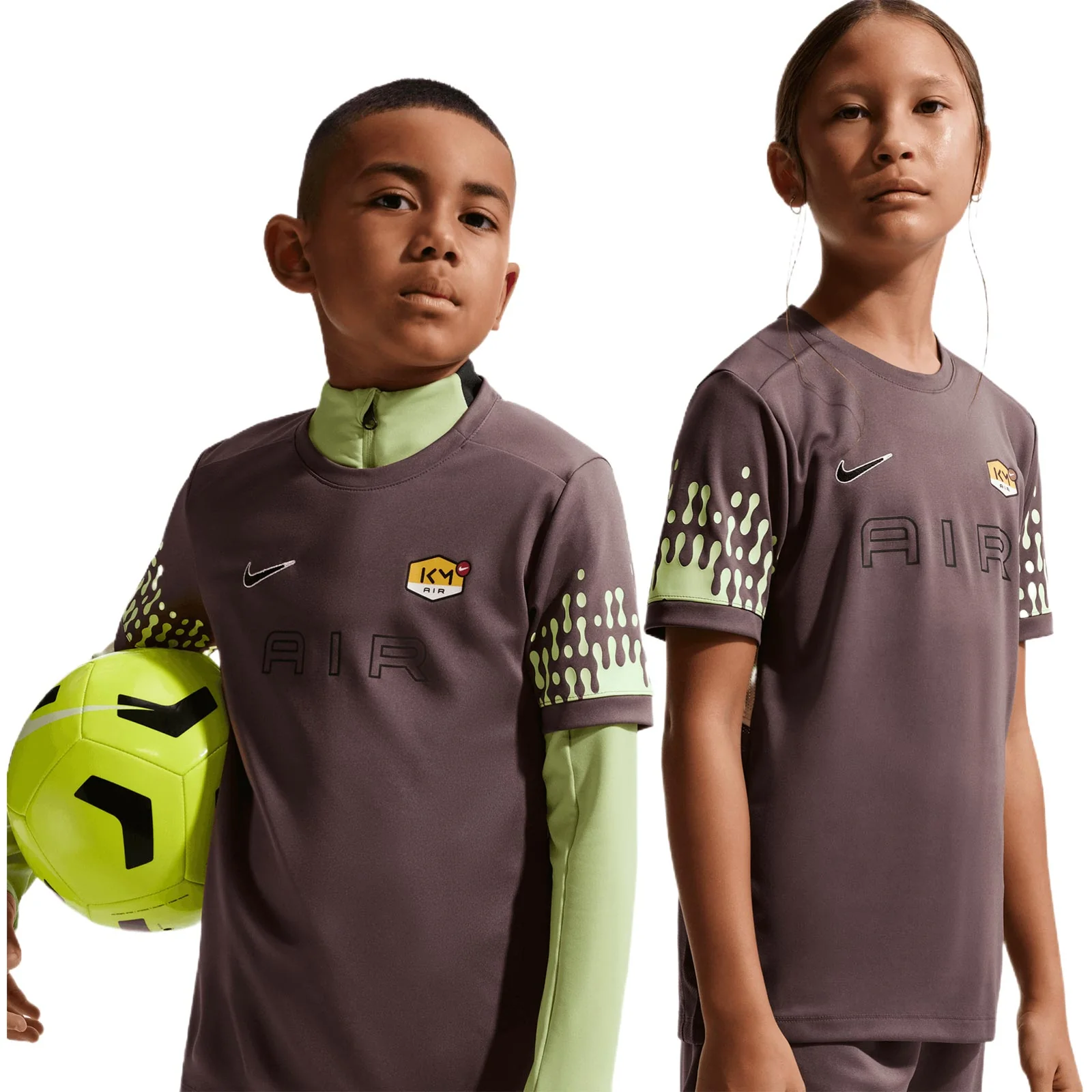 Nike Kylian Mbappé Academy Kids Dri-FIT Short-Sleeve Soccer Top - Image 3
