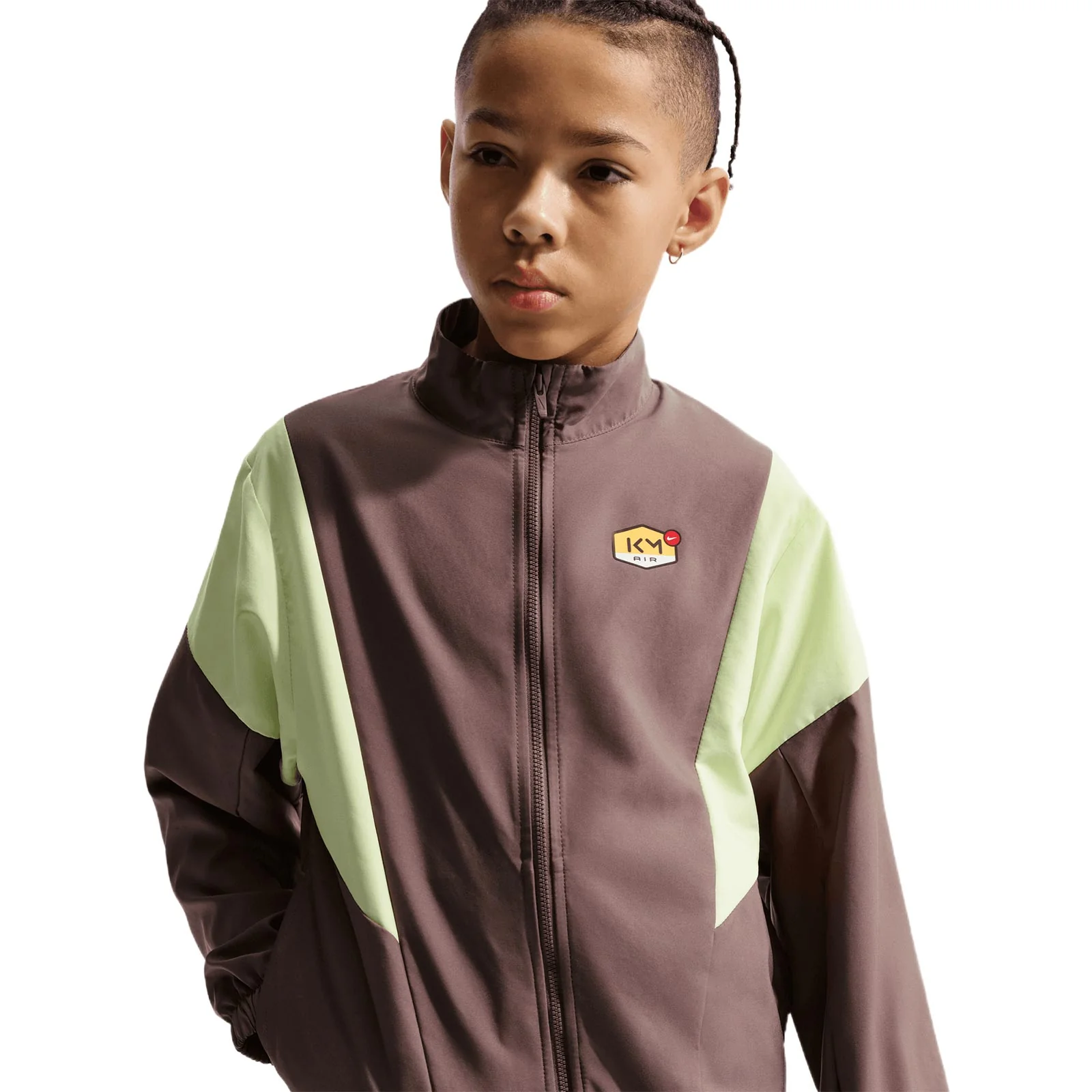 Nike Kylian Mbappé Kids Full-Zip Woven Soccer Tracksuit - Image 3