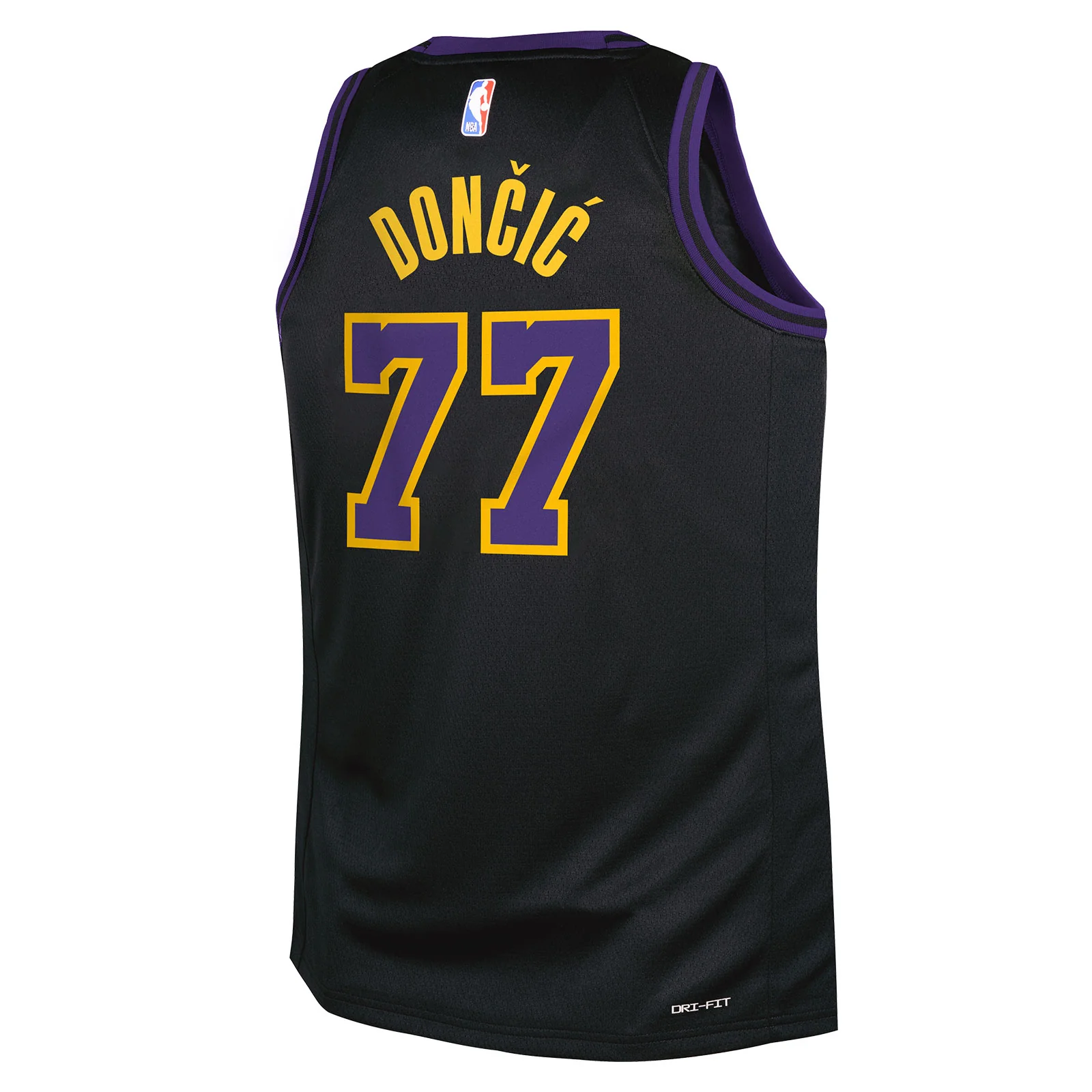 Nike Lakers Doncic 77 Kids Swingman Jersey - Image 2