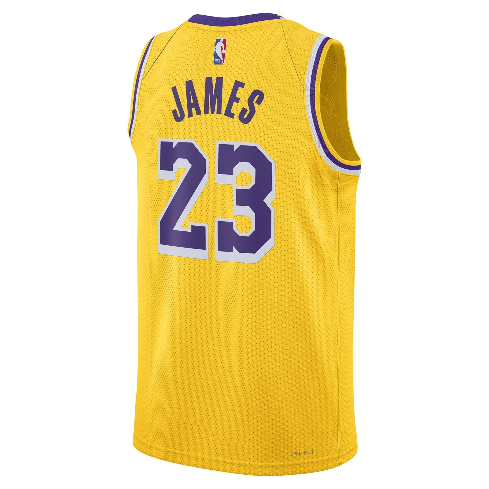 Nike Los Angeles Lakers James 23 Icon Edition Mens NBA Jersey - Image 2