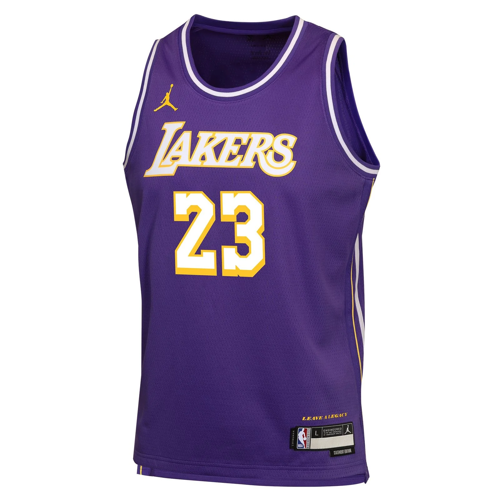 Nike Jordan Lakers James 23 Kids Statement Jersey