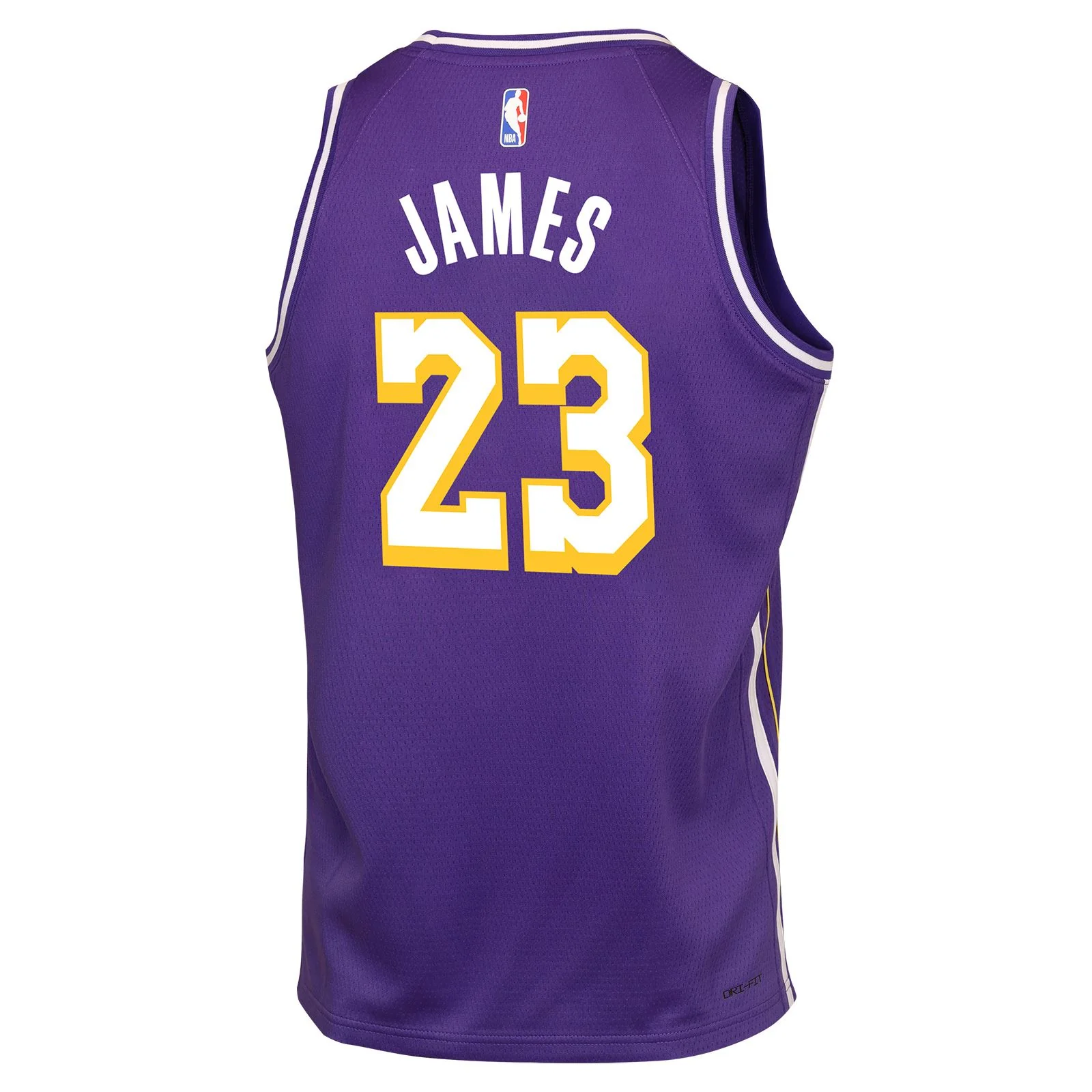 Nike Jordan Lakers James 23 Kids Statement Jersey - Image 2