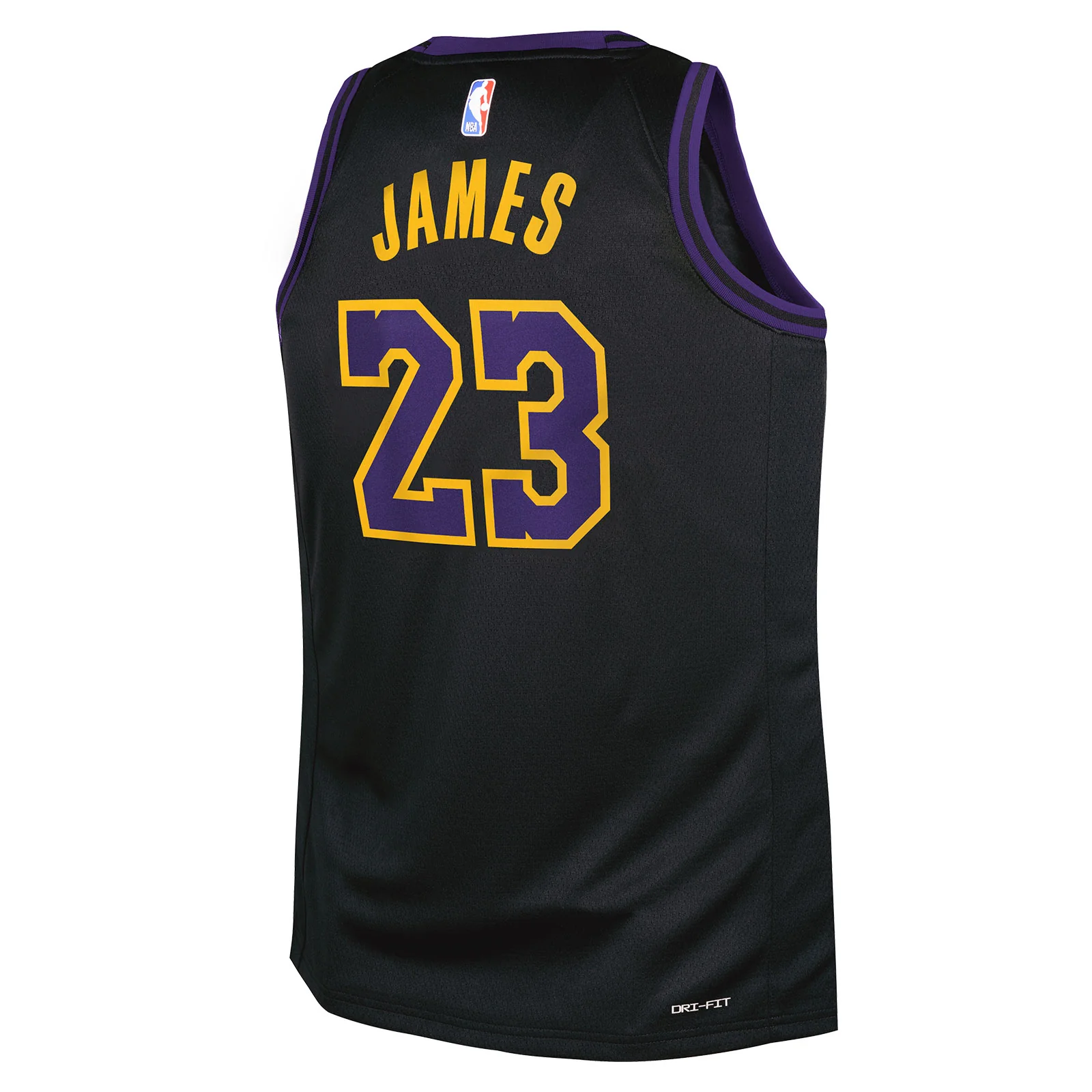 Nike Lakers James 23 Kids Swingman Jersey - Image 2