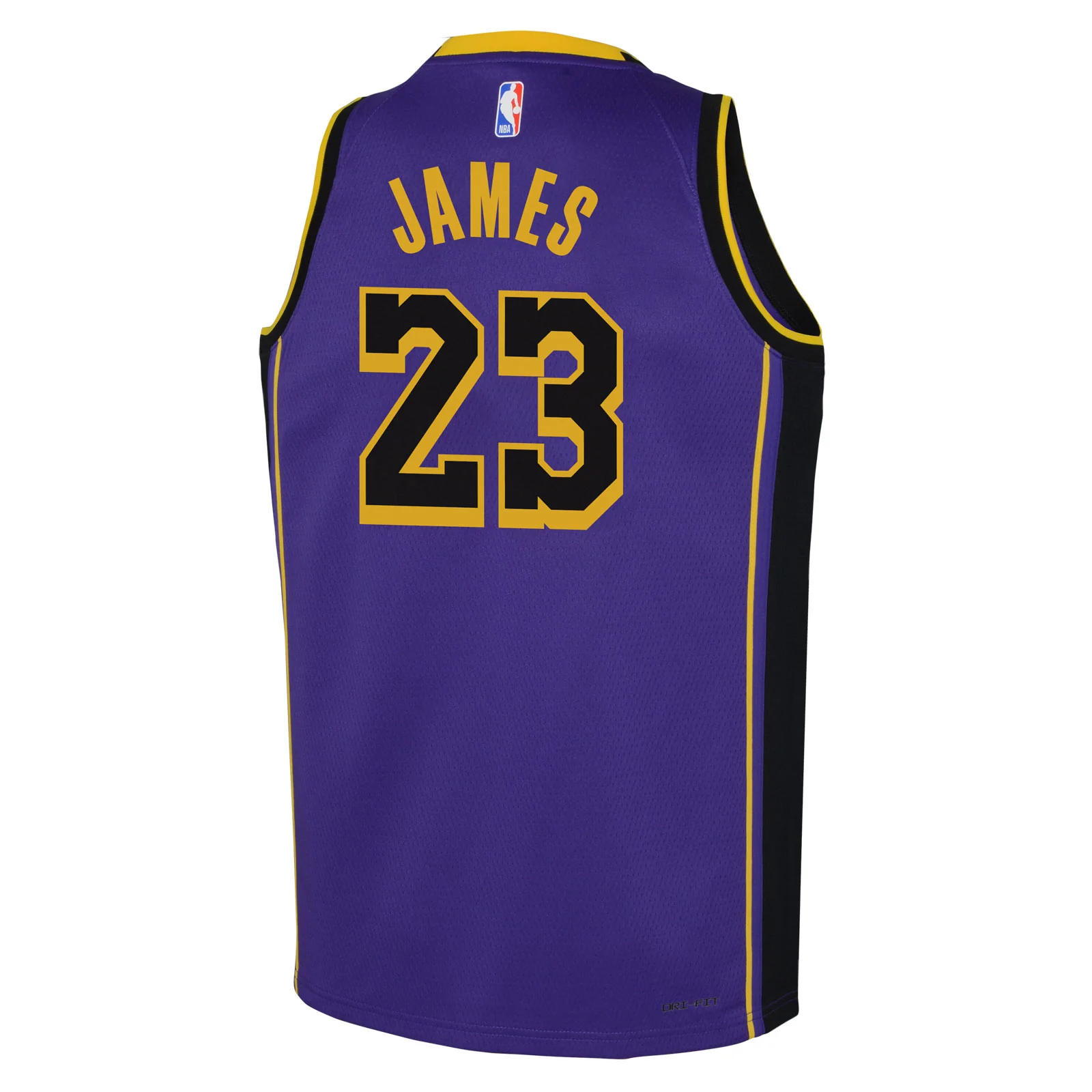 Nike Lakers James 23 Kids Swingman Jersey - Image 2