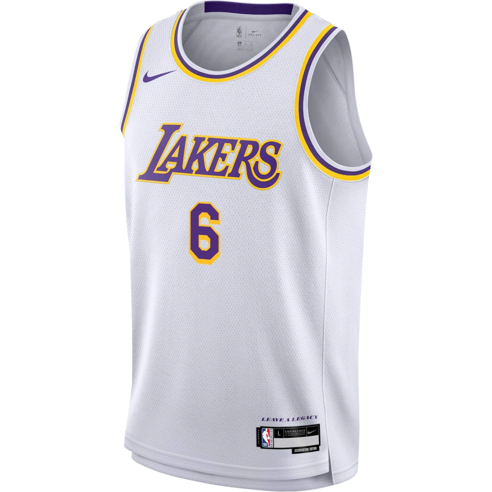 Nike Los Angeles Lakers James 6 Association Kids Jersey