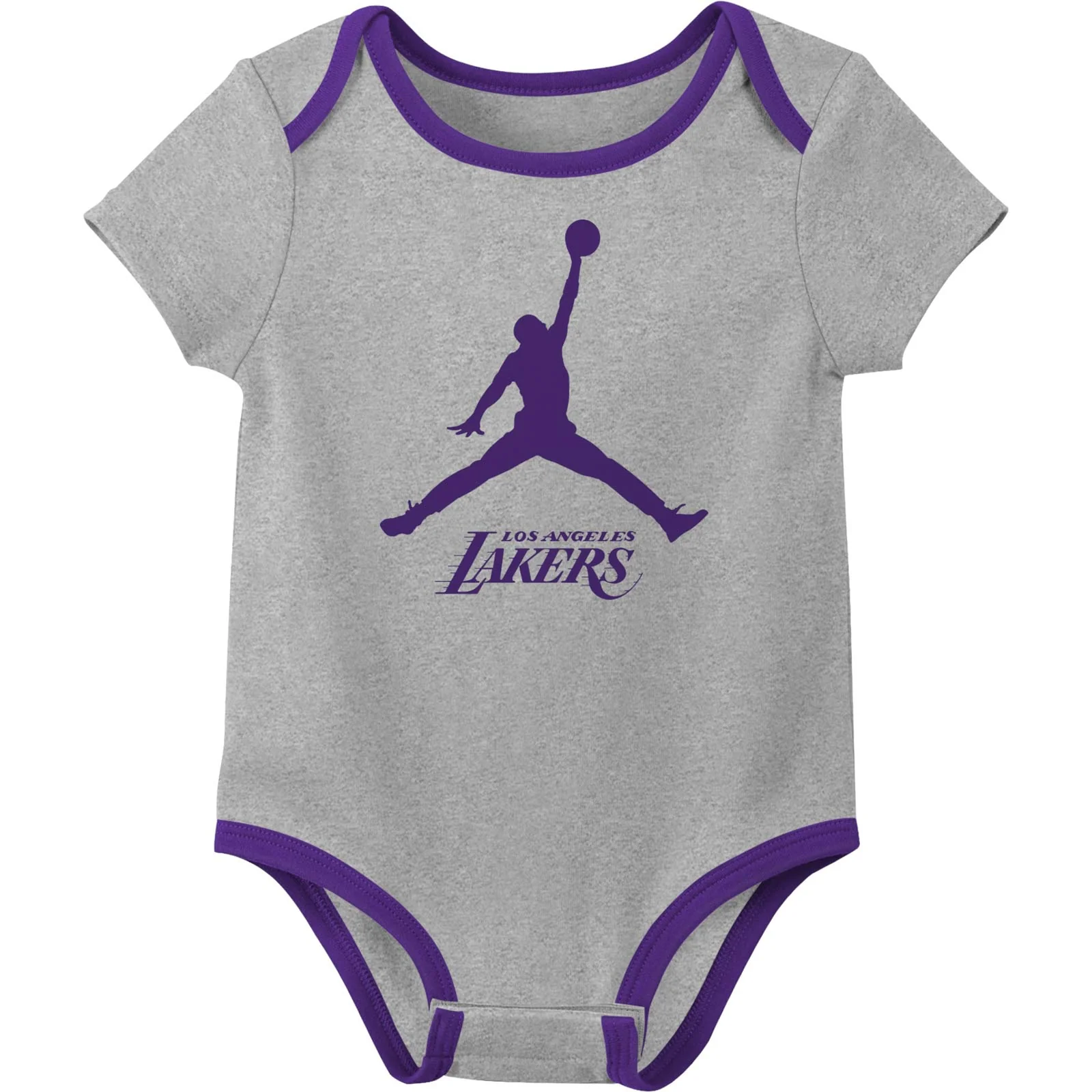 Nike Lakers Infant Kids NBA Bodysuit - 3 Pack - Image 4
