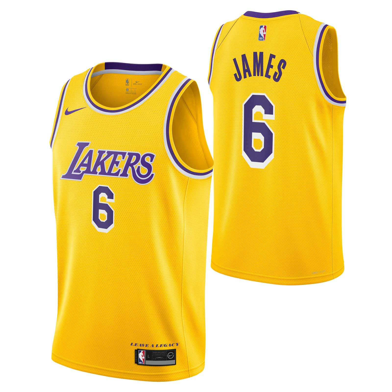Nike Lakers Kids Swingman Jersey - James 6 - Image 3