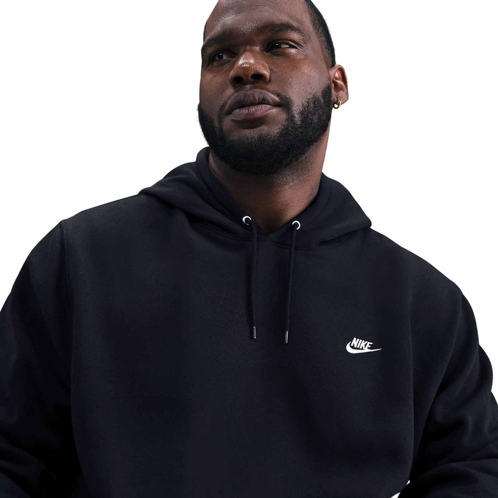 Nike Club Mens Pullover Fleece Hoodie - Image 3