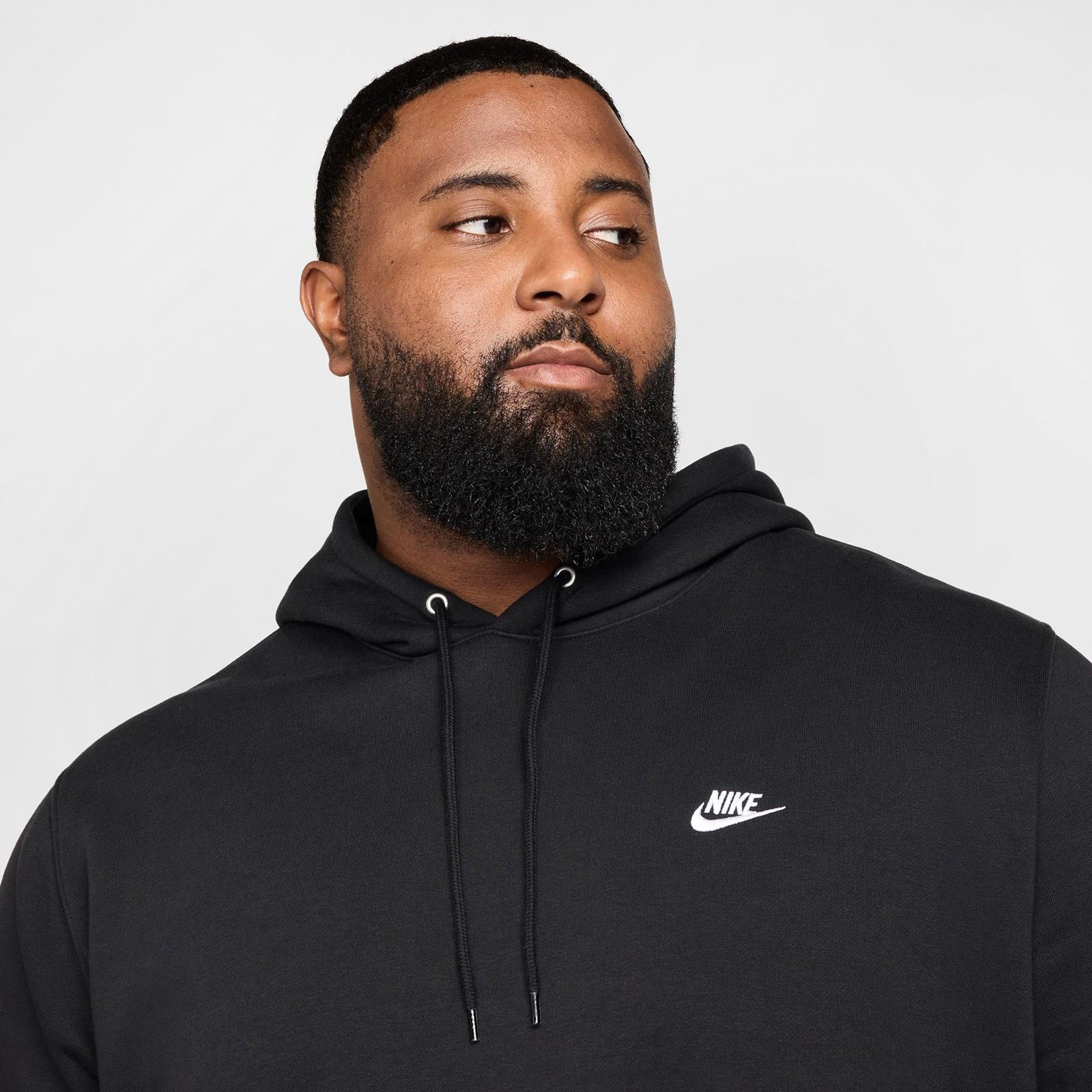 Nike Club Mens Pullover Fleece Hoodie - Image 5