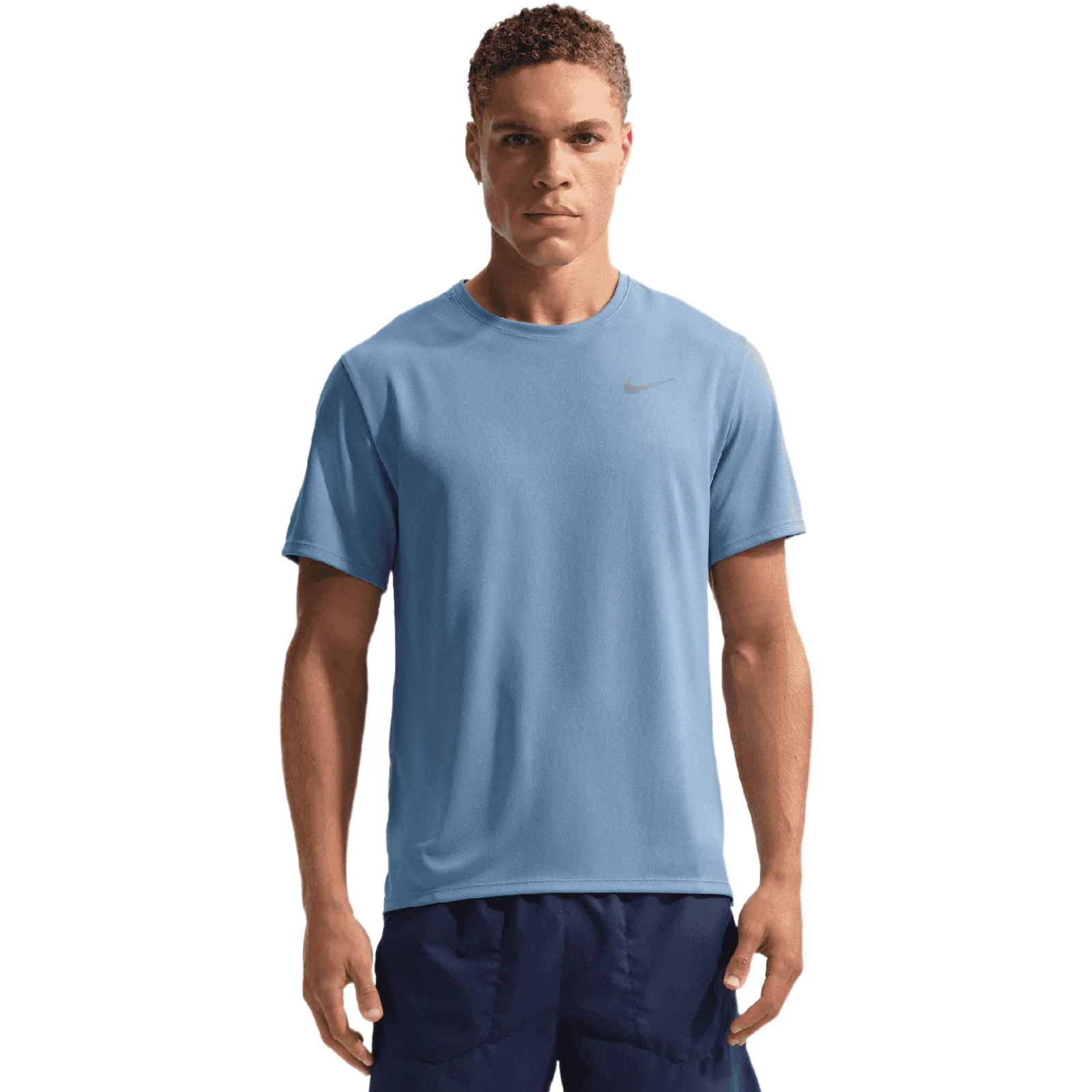 Nike Miler Mens Dri-FIT UV Short-Sleeve Running Top