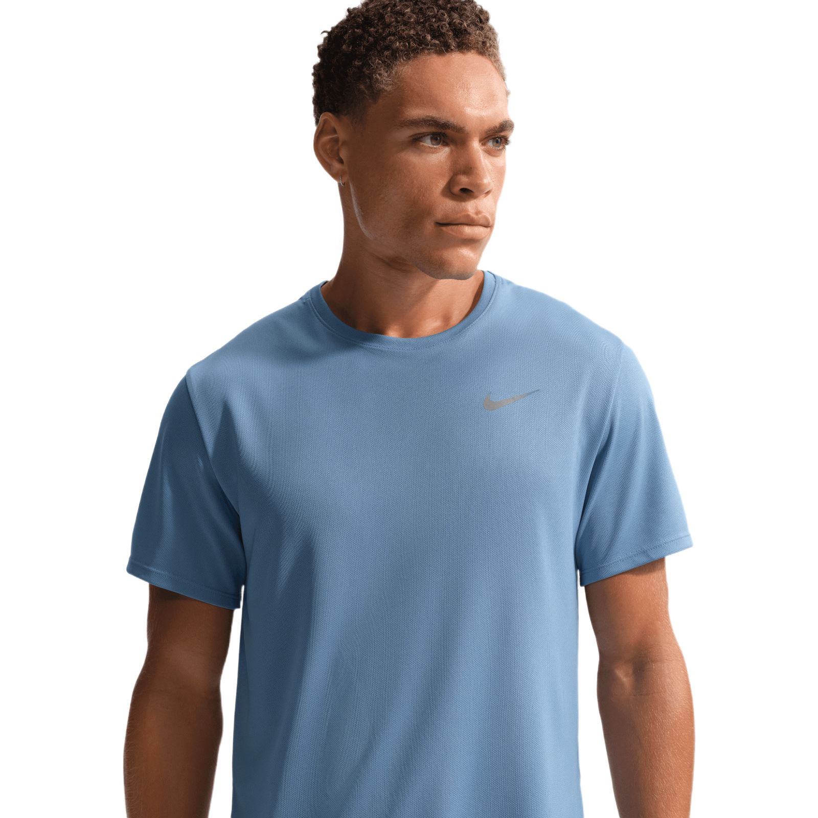 Nike Miler Mens Dri-FIT UV Short-Sleeve Running Top - Image 3