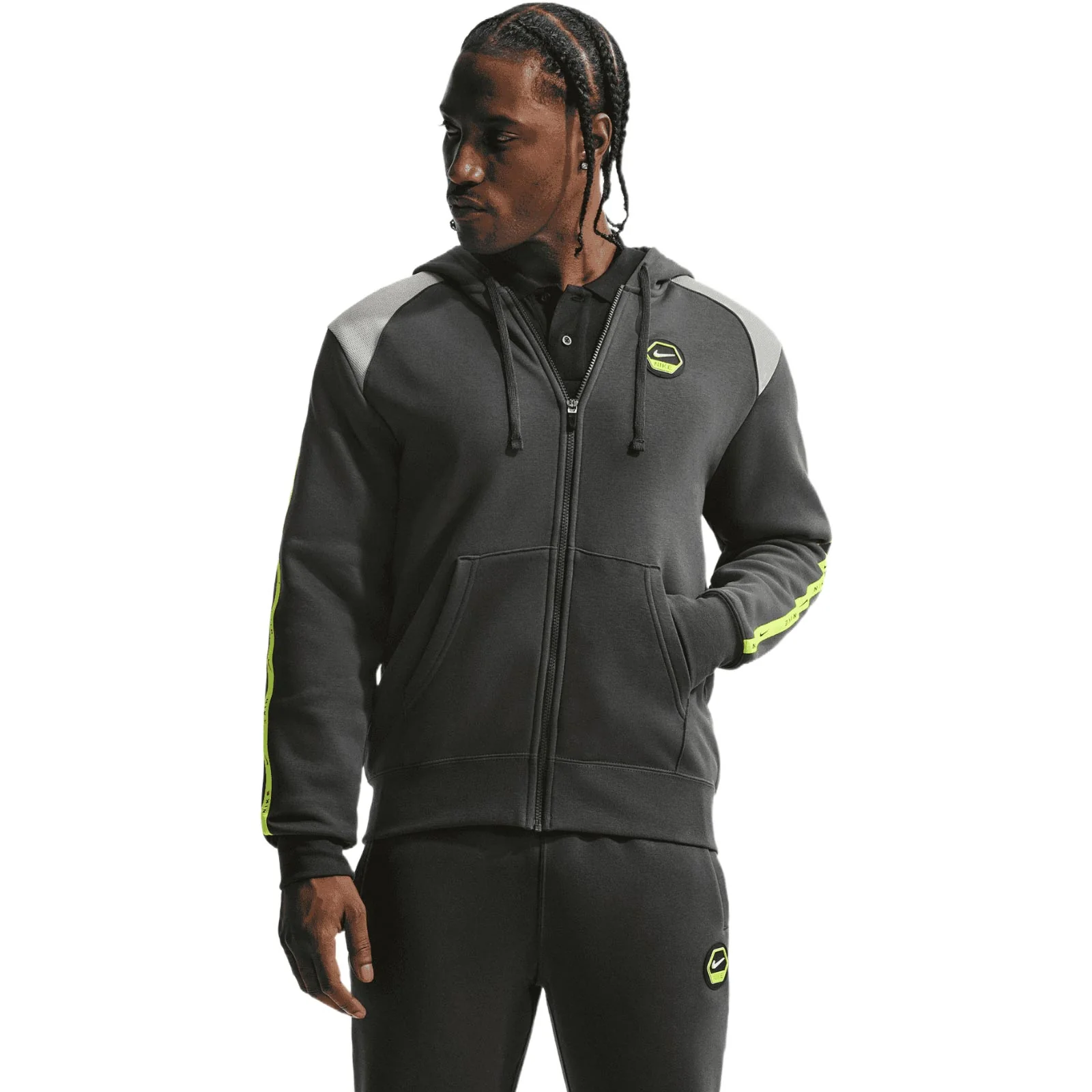 Nike Sportswear City Side Mens Full-Zip Fleece Hoodie