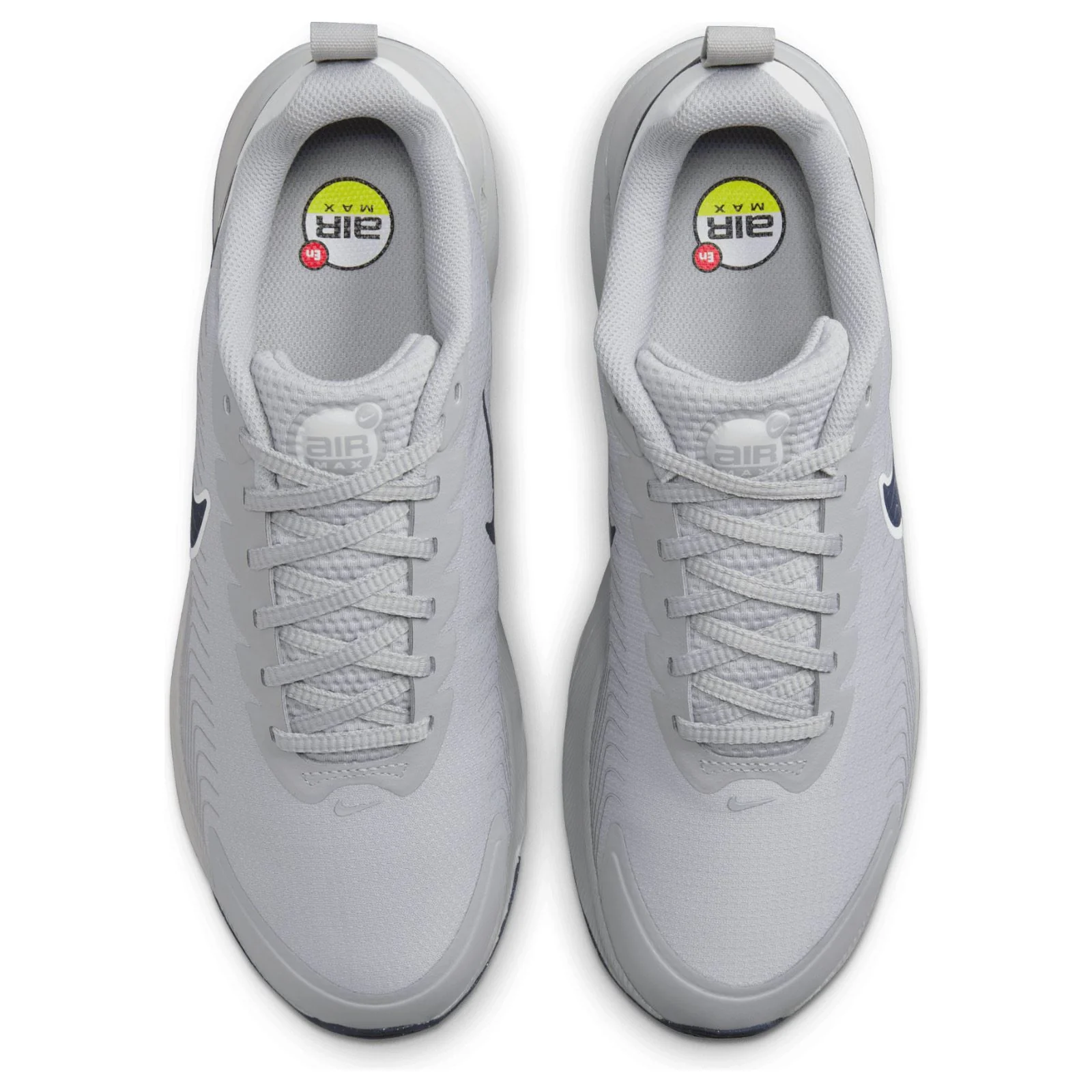 Nike Mens Air Max Nuaxis Grey/White - Image 3
