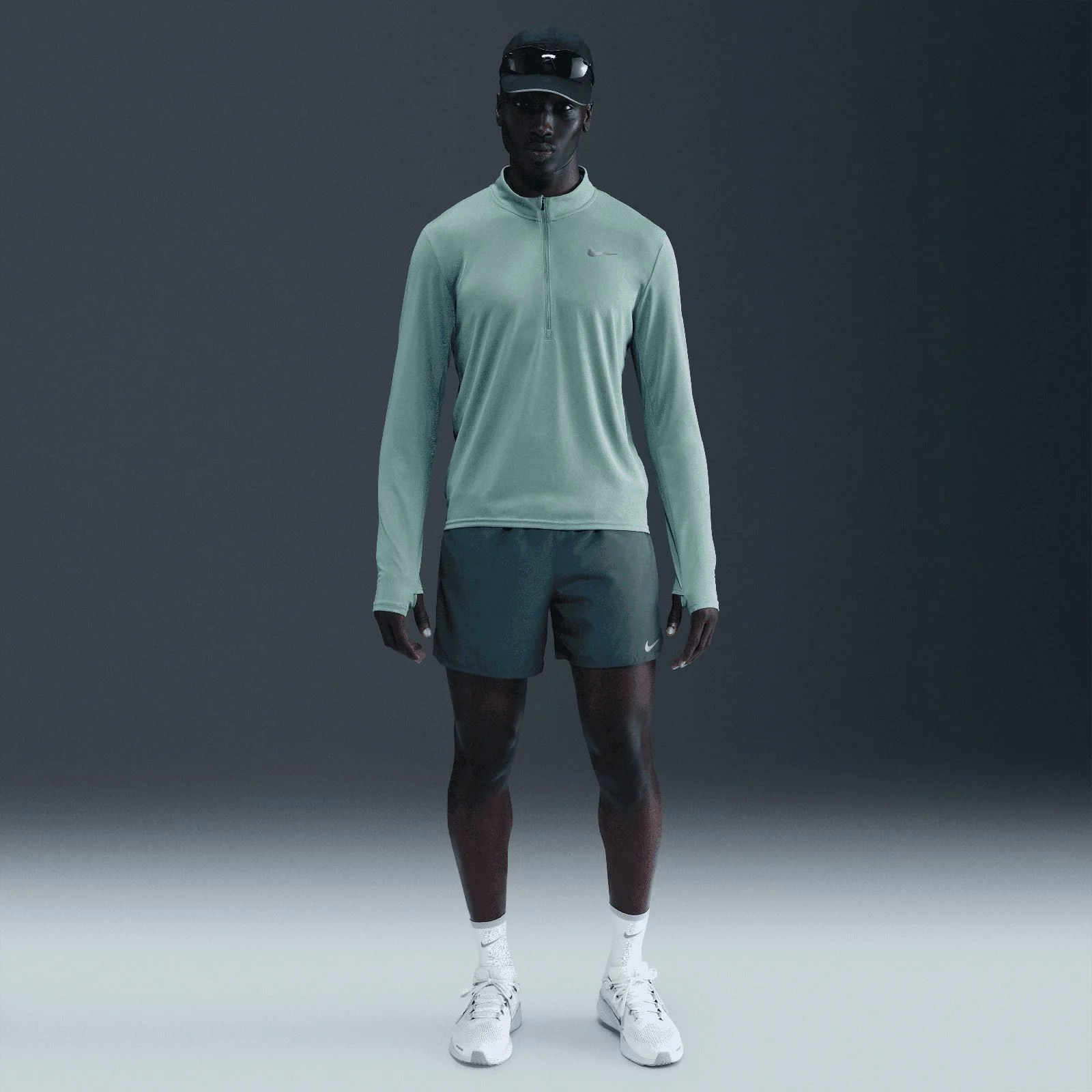 Nike Pacer Mens Dri-FIT Half Zip Running Top - Image 6
