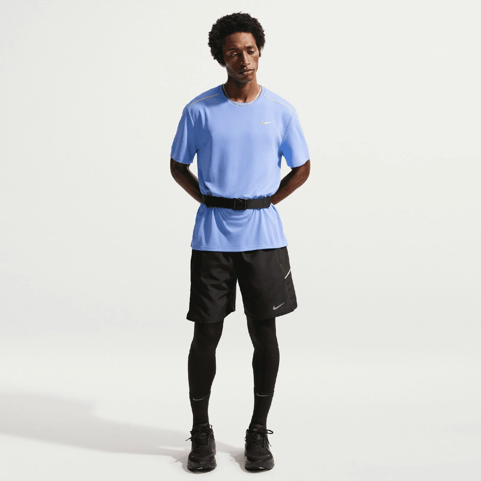 Nike Miler Mens Dri-FIT UV Short-Sleeve Running Top - Image 5