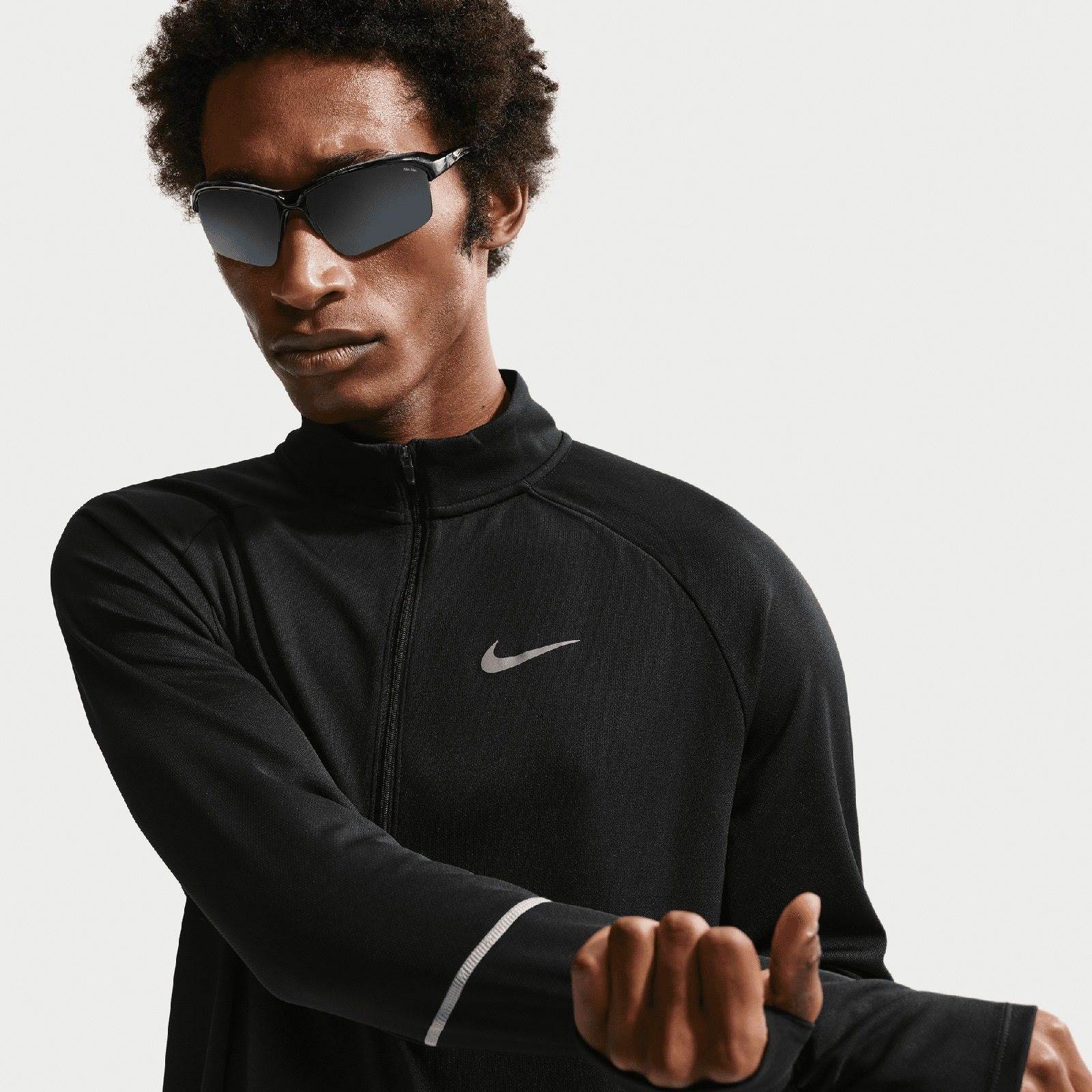 Nike Miler Mens Dri-FIT UV Long-Sleeve Running Top - Image 5