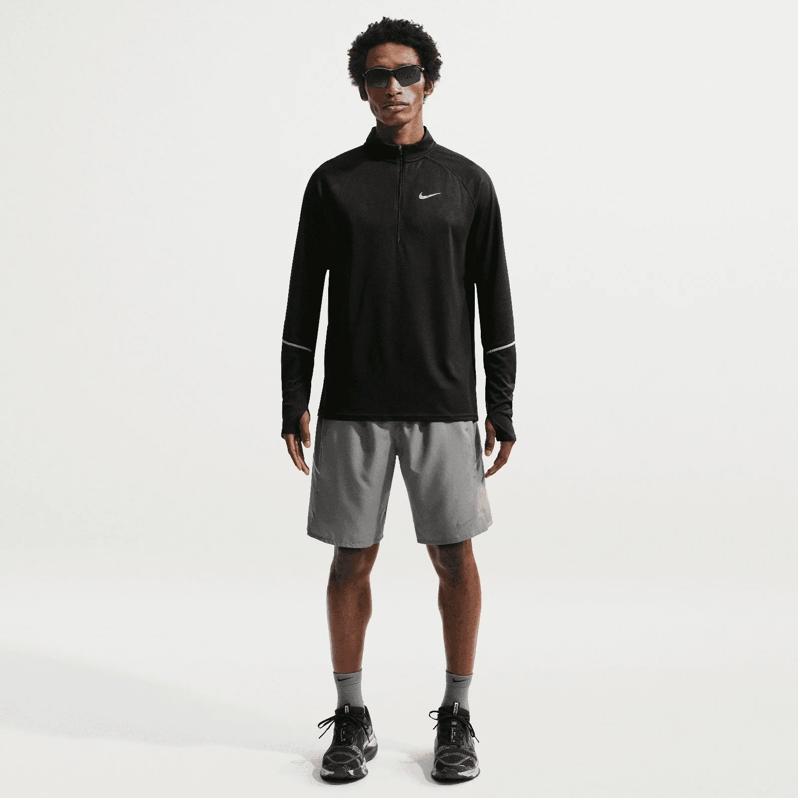 Nike Miler Mens Dri-FIT UV Long-Sleeve Running Top - Image 7