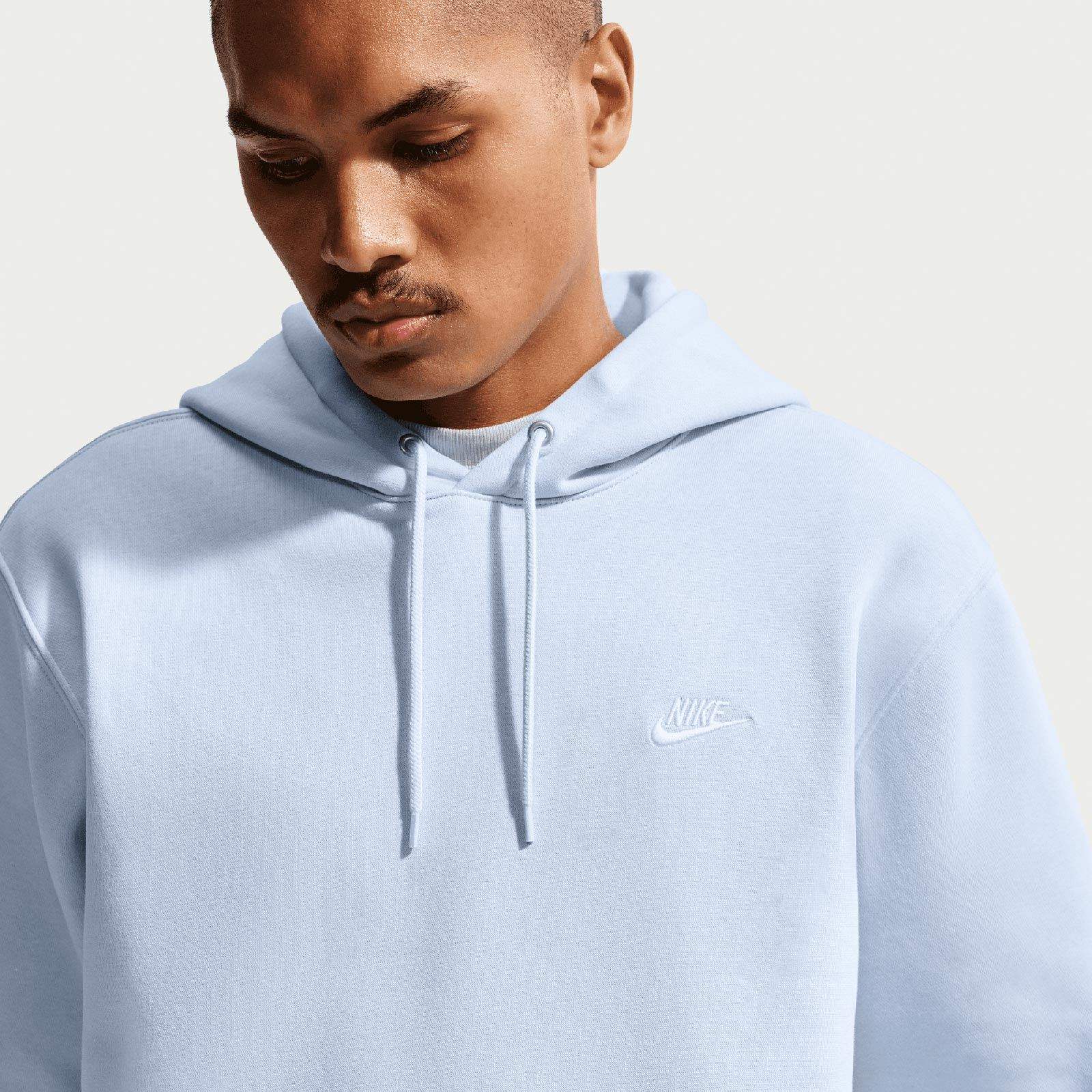 Nike Club Mens Pullover Fleece Hoodie - Image 3