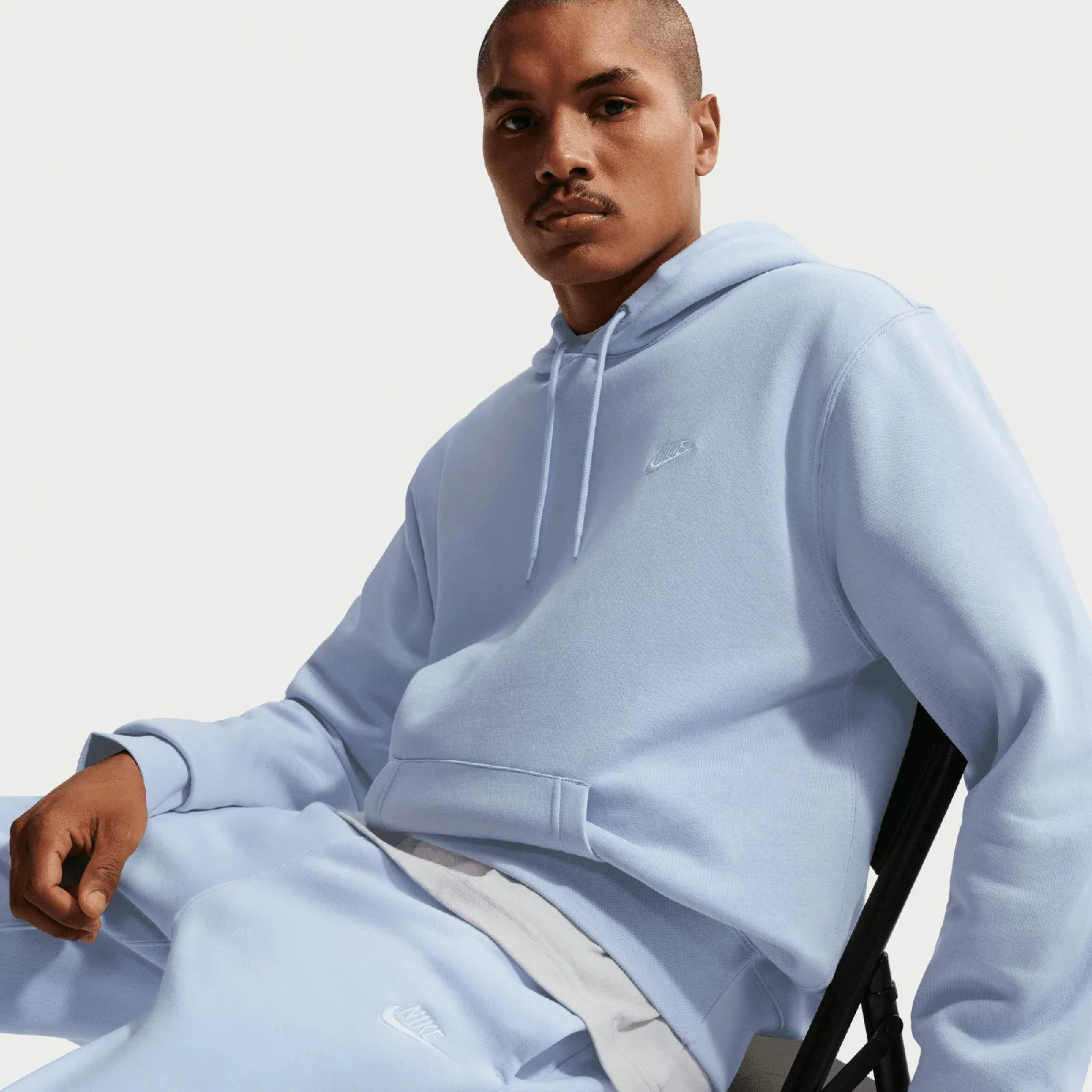 Nike Club Mens Pullover Fleece Hoodie - Image 5