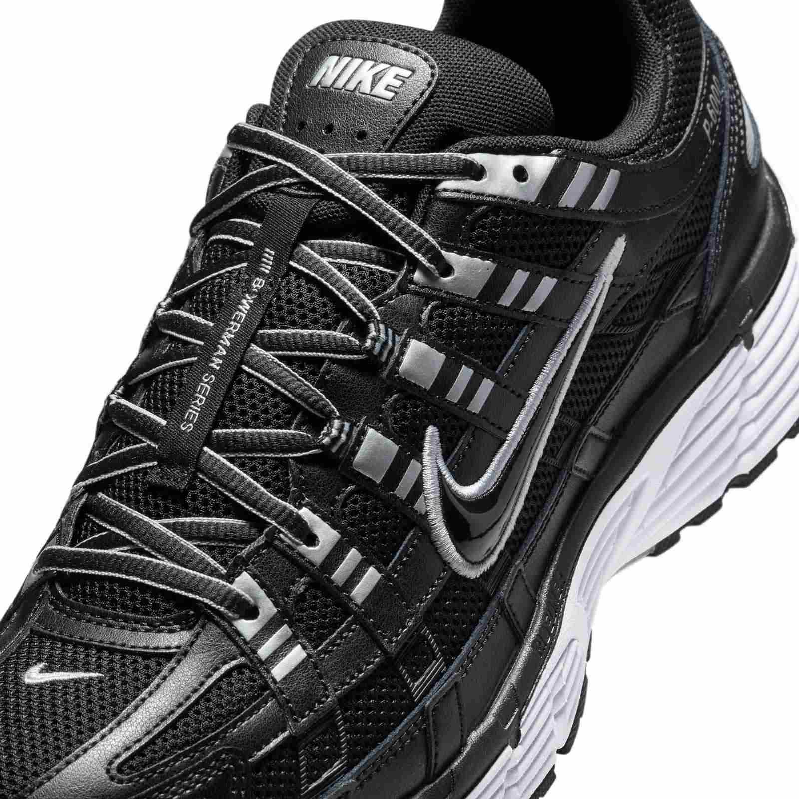 Nike Mens P-6000 Black/Silver - Image 5