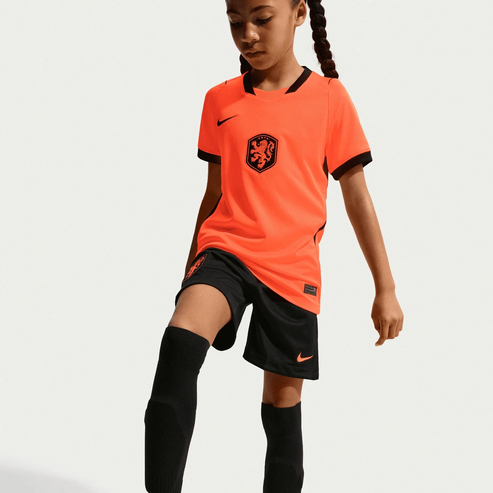 Nike Kids Netherlands World Cup 2026 Stadium Home Dri-FIT Soccer Replica Jersey - Image 5