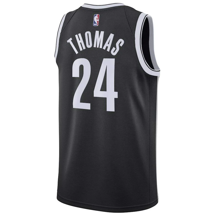 Nike Nets Thomas 24 Icon Kids Jersey - Image 2