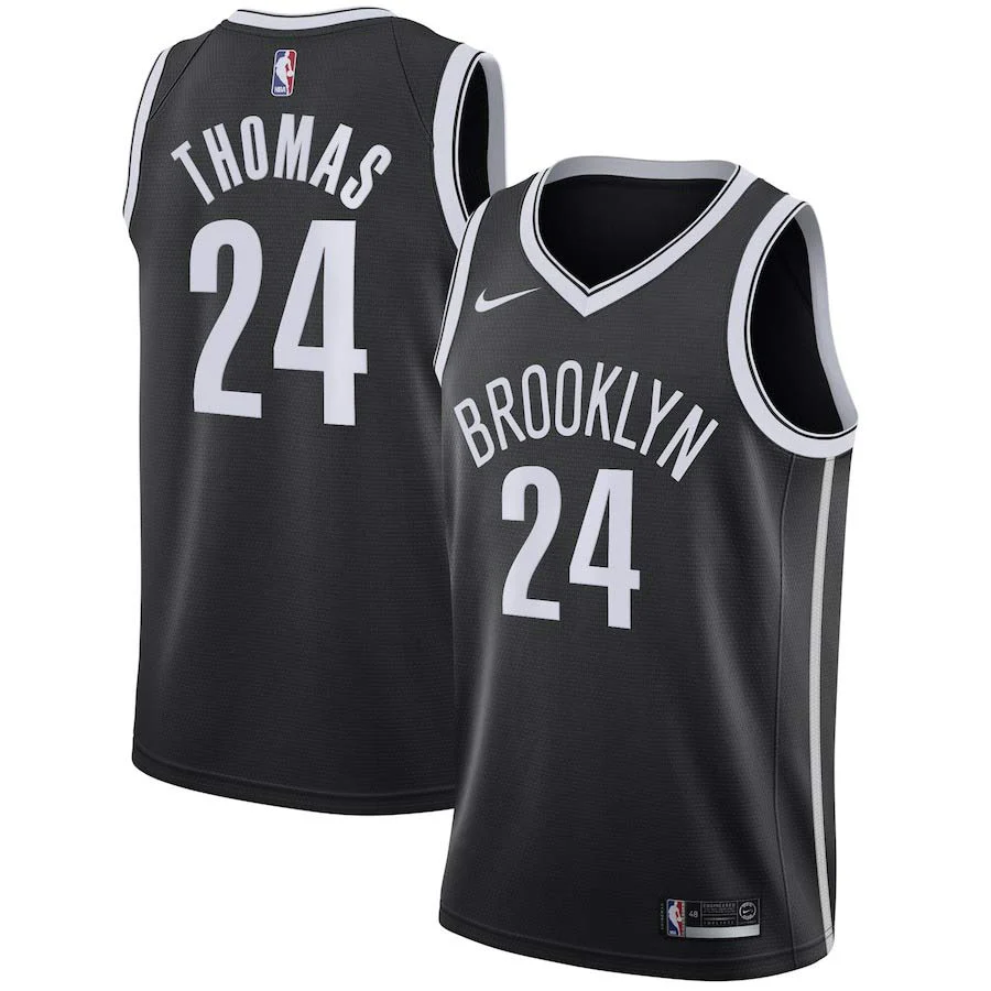 Nike Nets Thomas 24 Icon Kids Jersey - Image 3