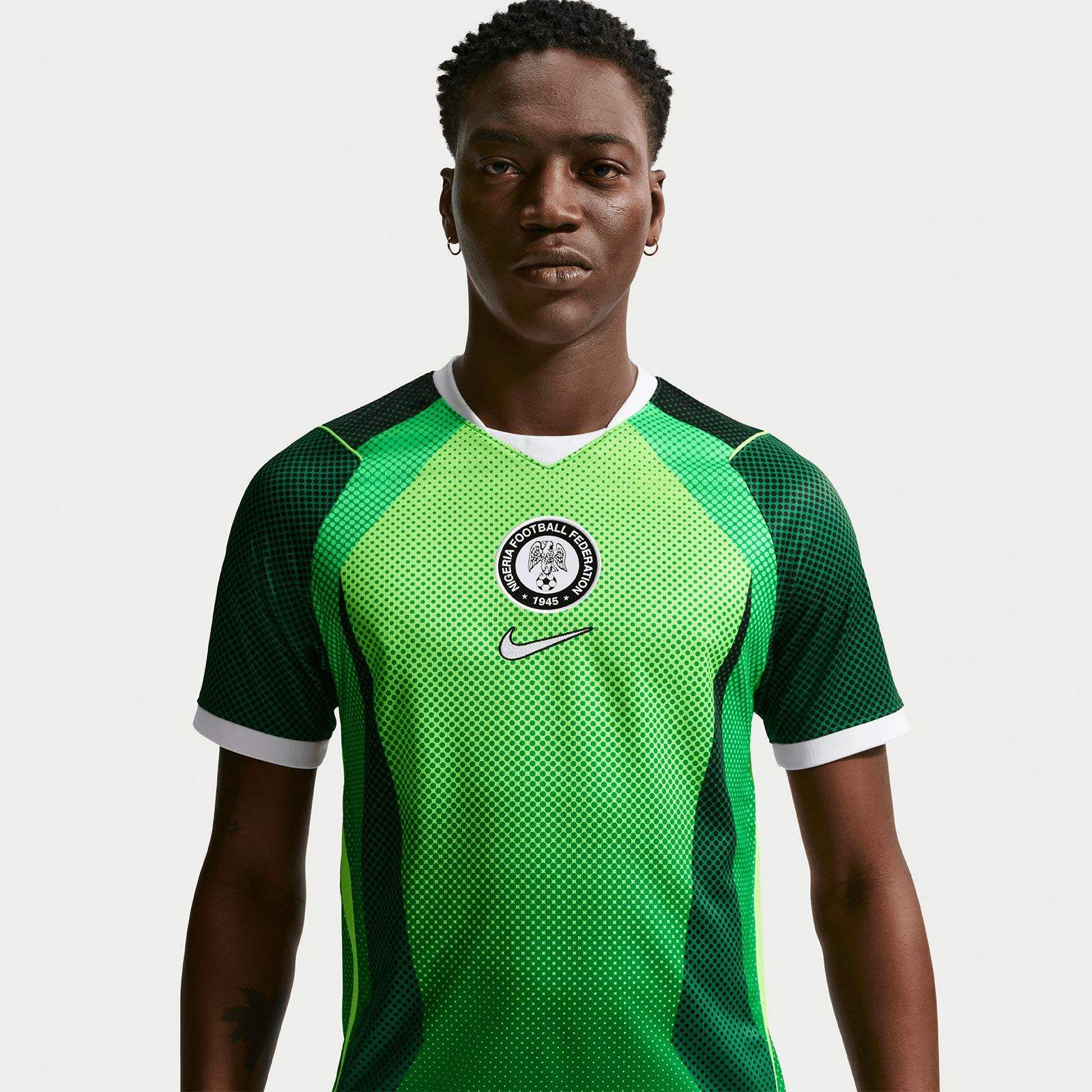 Nike Mens Nigeria World Cup 2026 Stadium Home Dri-FIT Soccer Short-Sleeve Jersey - Image 3