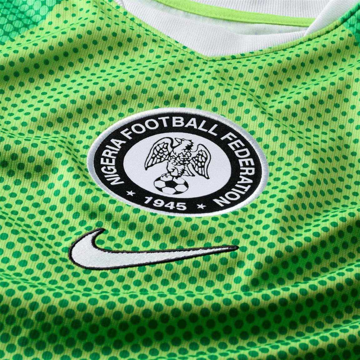 Nike Mens Nigeria World Cup 2026 Stadium Home Dri-FIT Soccer Short-Sleeve Jersey - Image 6