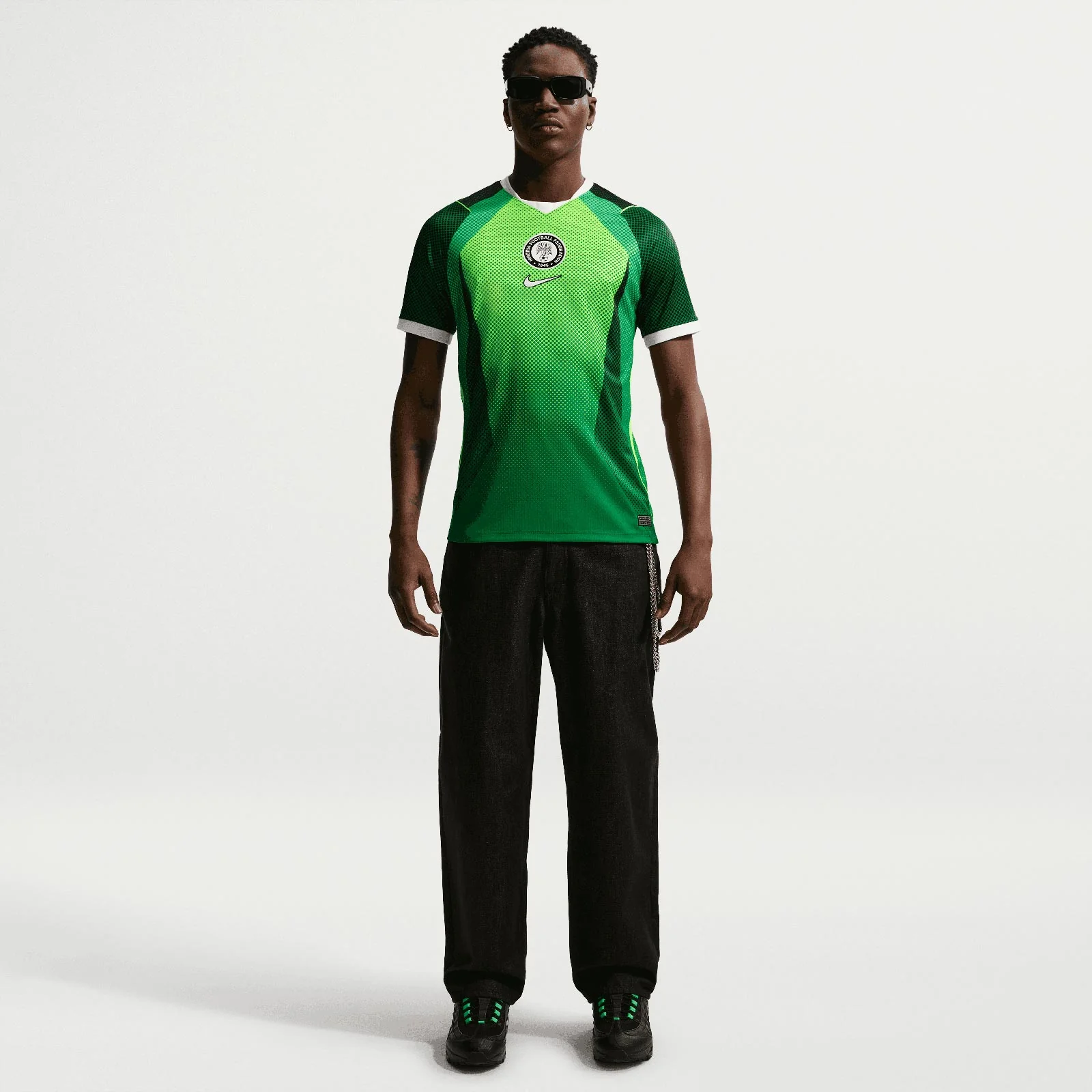 Nike Mens Nigeria World Cup 2026 Stadium Home Dri-FIT Soccer Short-Sleeve Jersey - Image 7