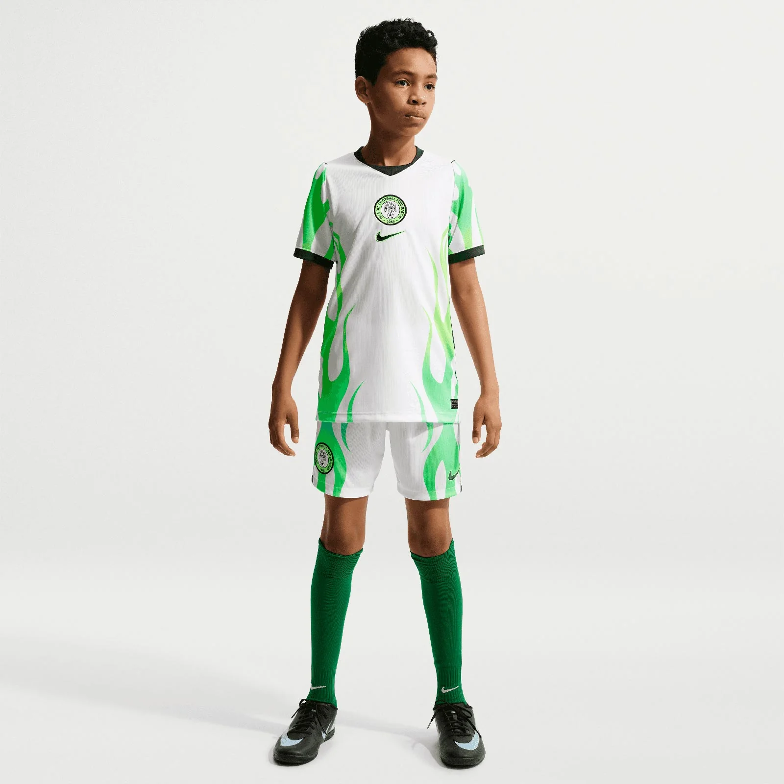 Nike Kids Nigeria World Cup 2026 Stadium Away Dri-FIT Soccer Replica Jersey - Image 9