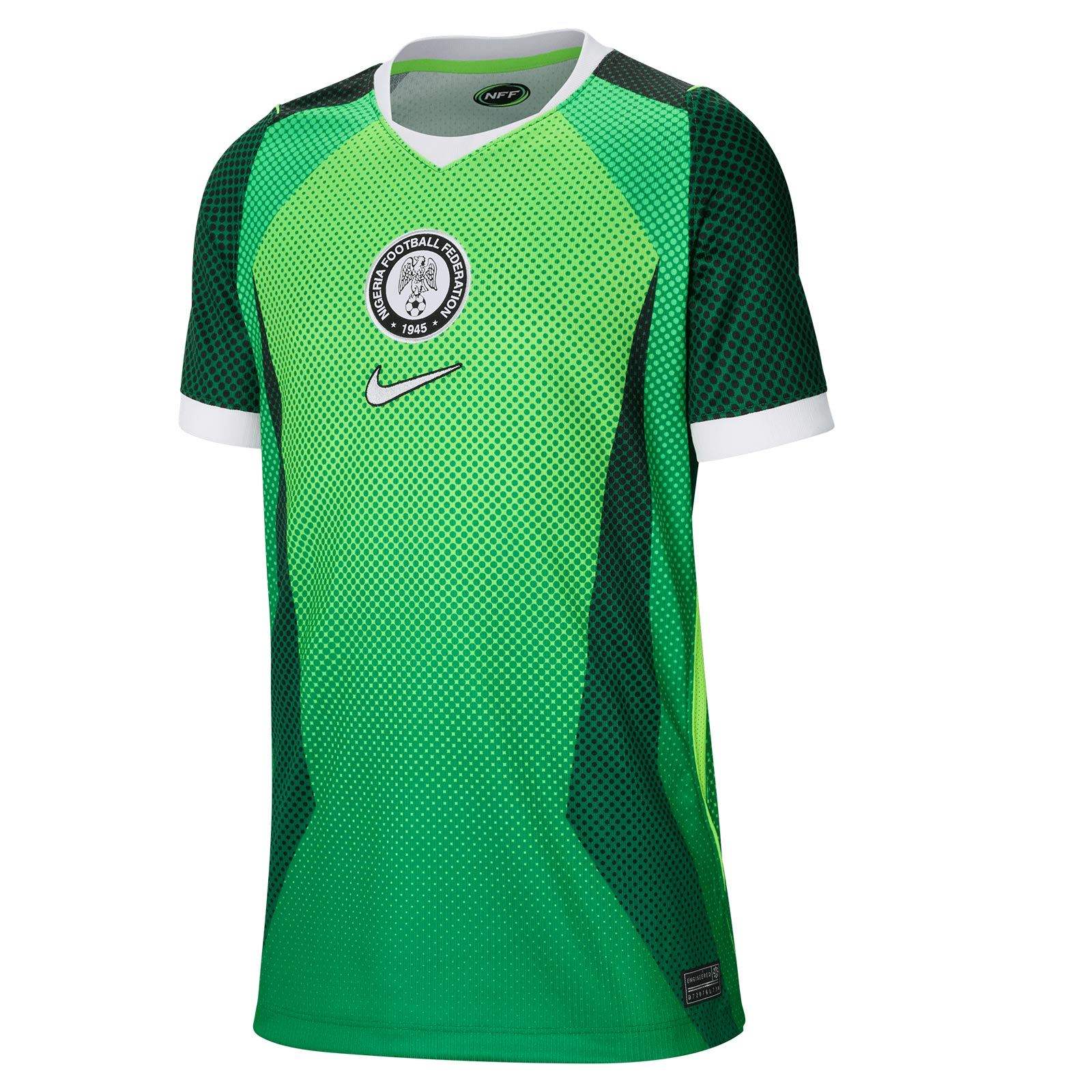 Nike Kids Nigeria World Cup 2026 Stadium Home Dri-FIT Soccer Short-Sleeve Jersey