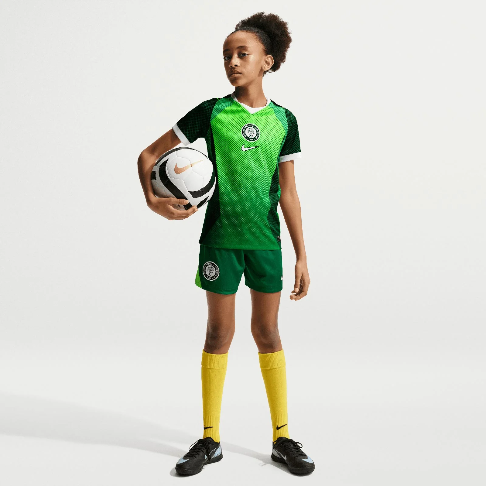 Nike Kids Nigeria World Cup 2026 Stadium Home Dri-FIT Soccer Short-Sleeve Jersey - Image 8