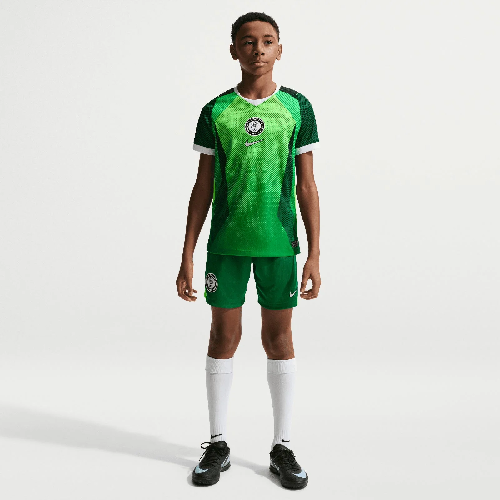 Nike Kids Nigeria World Cup 2026 Stadium Home Dri-FIT Soccer Short-Sleeve Jersey - Image 9