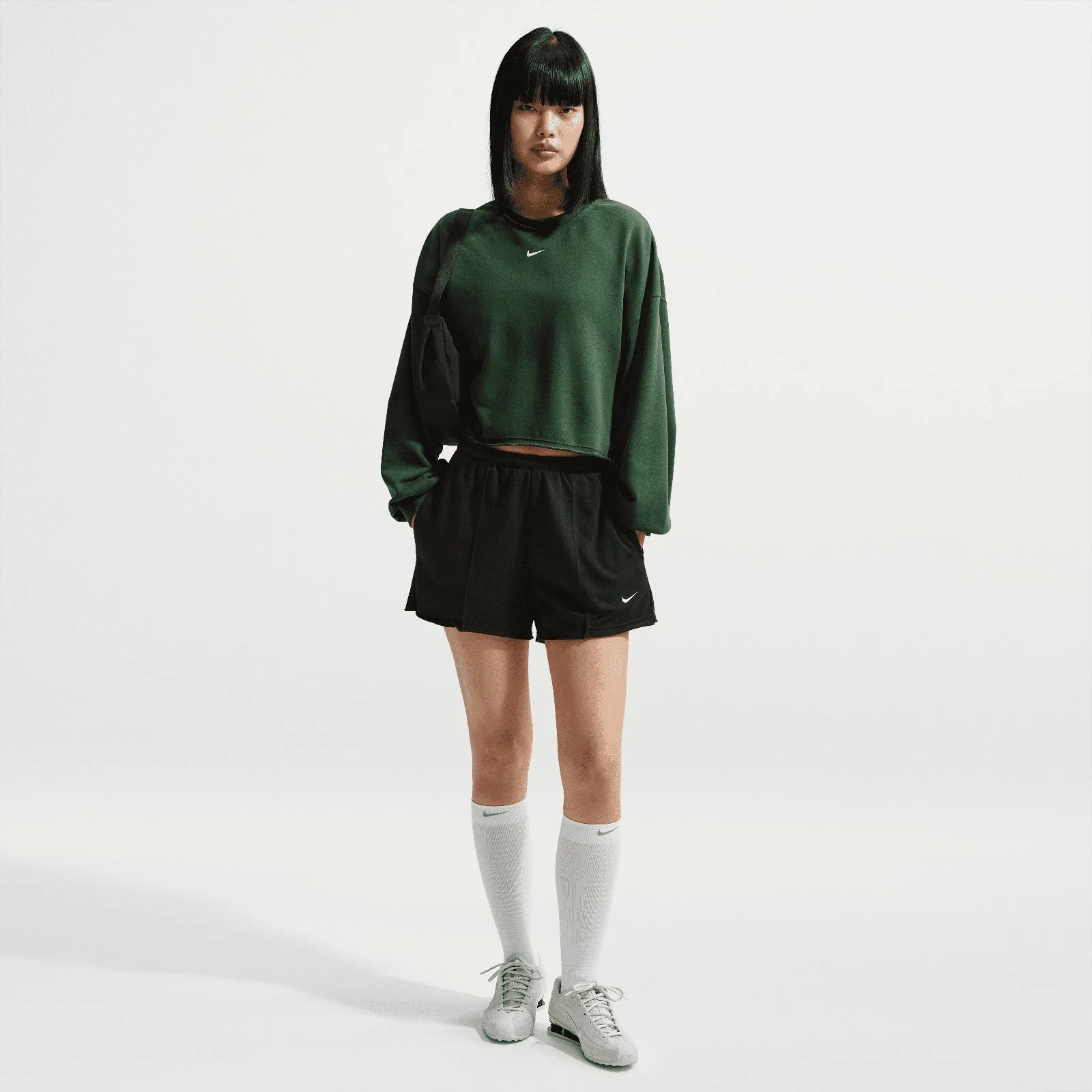 Nike Sportswear Chill Terry Womens Mid-Rise French Terry Shorts - Image 4