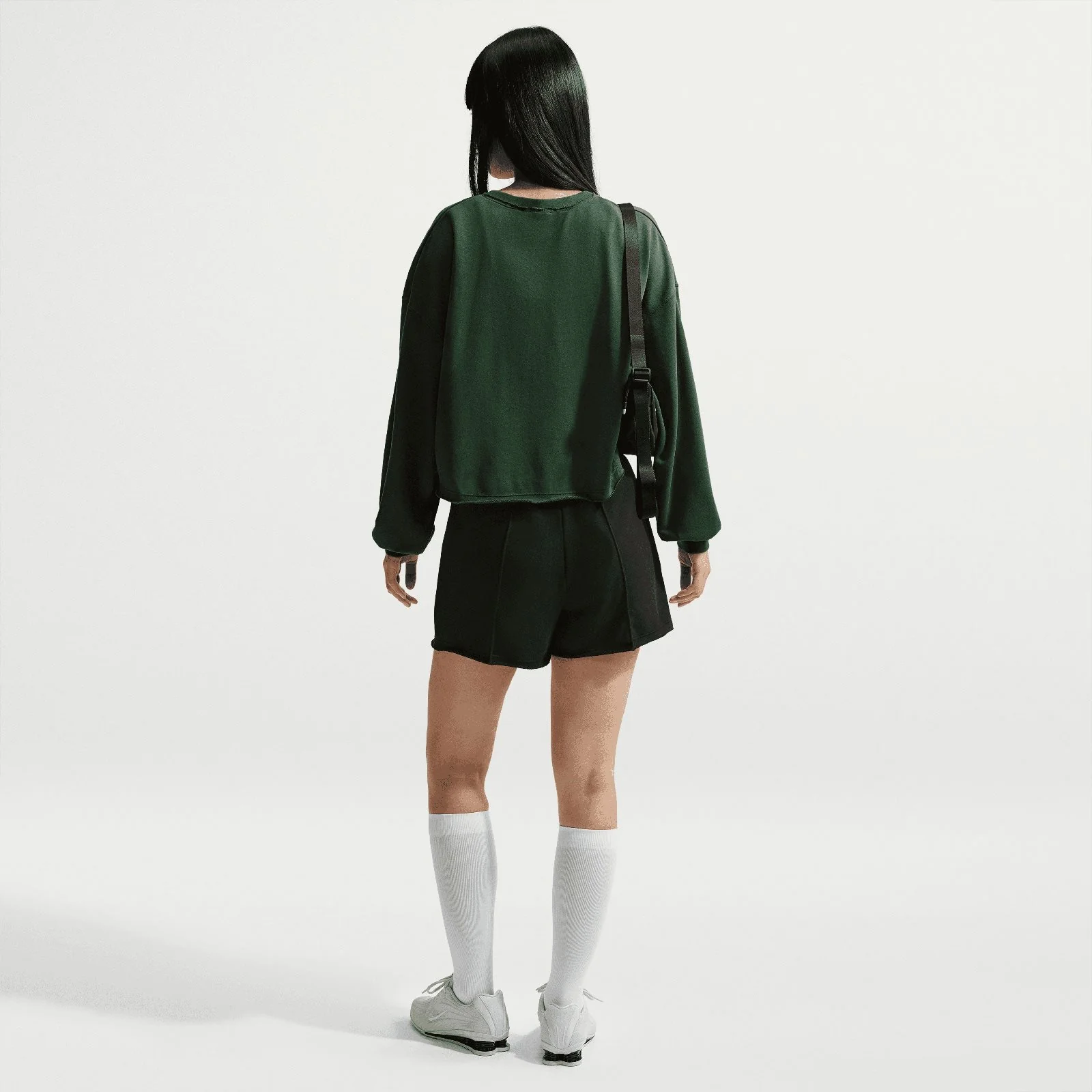 Nike Sportswear Chill Terry Womens Mid-Rise French Terry Shorts - Image 5