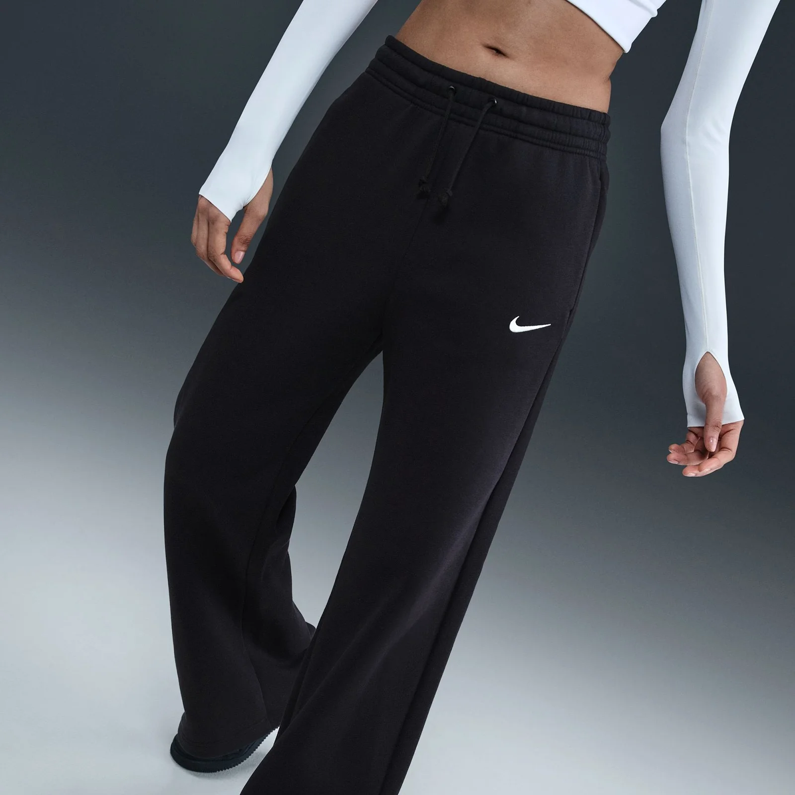 Nike Sportswear Phoenix Fleece Womens High-Waisted Wide-Leg Pants - Image 4