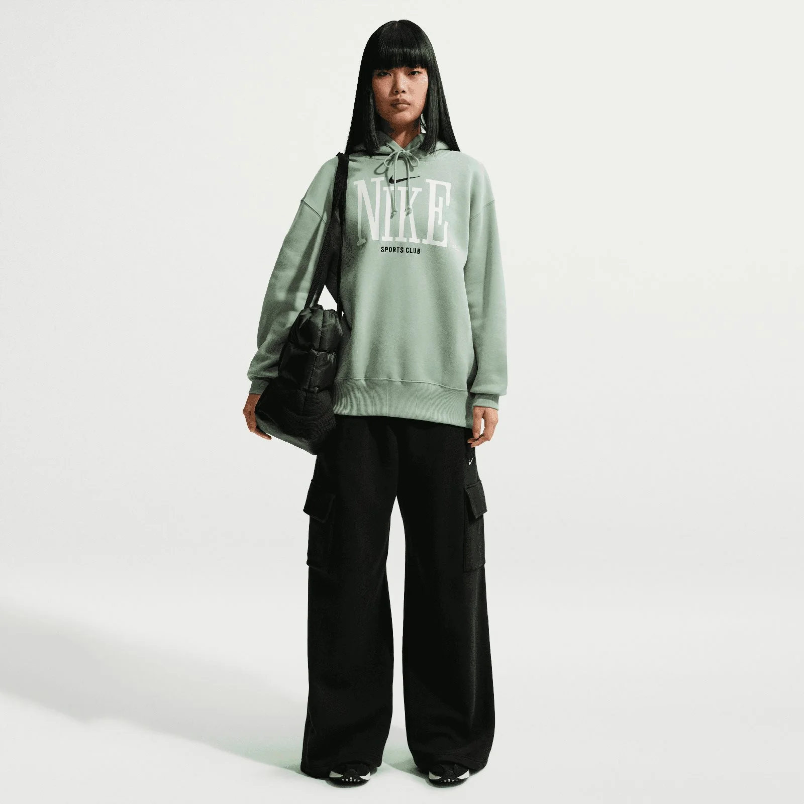 Nike Sportswear Phoenix Fleece Womens Oversized Graphic Hoodie - Image 6