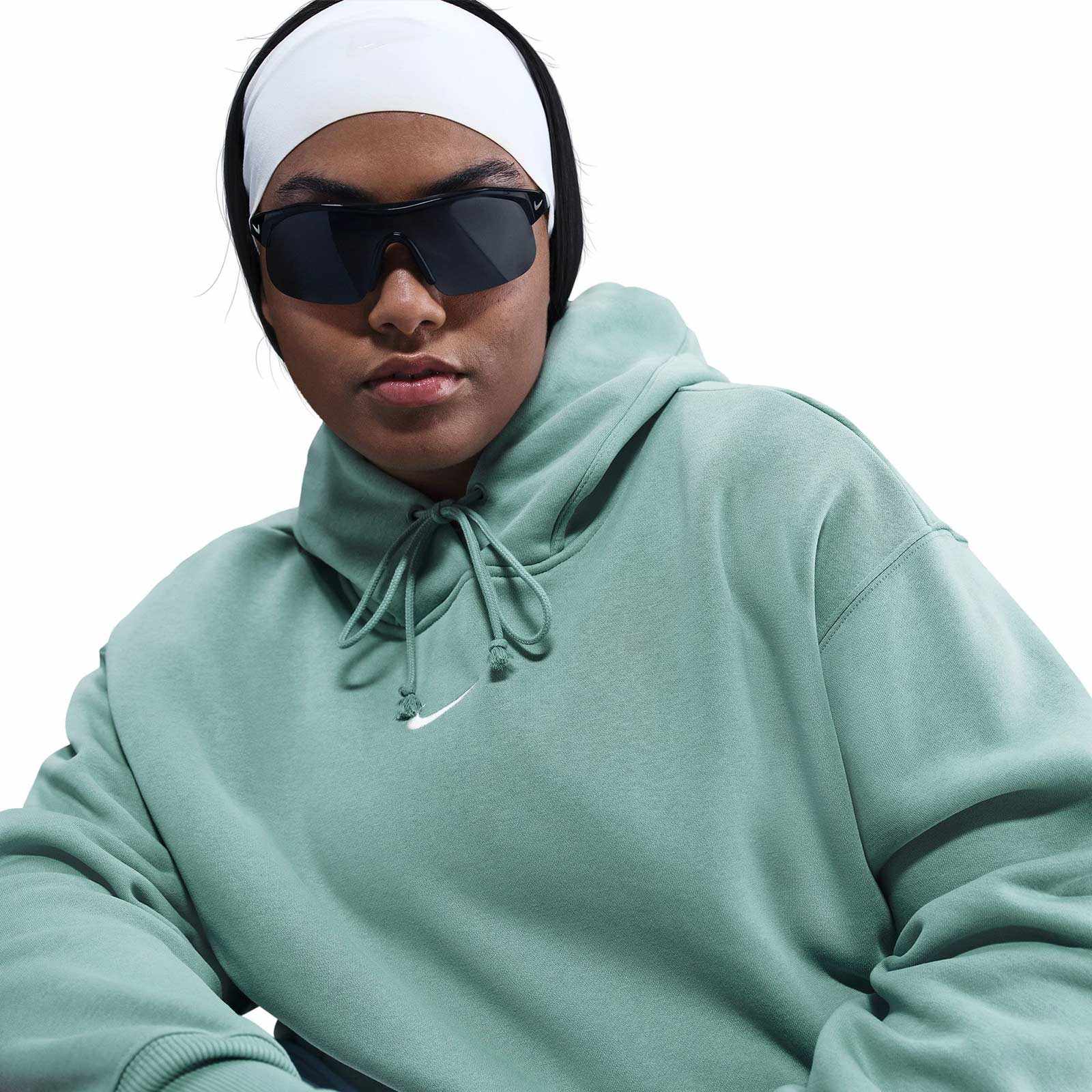 Nike Sportswear Phoenix Fleece Womens Oversized Pullover Hoodie (Plus Size) - Image 3